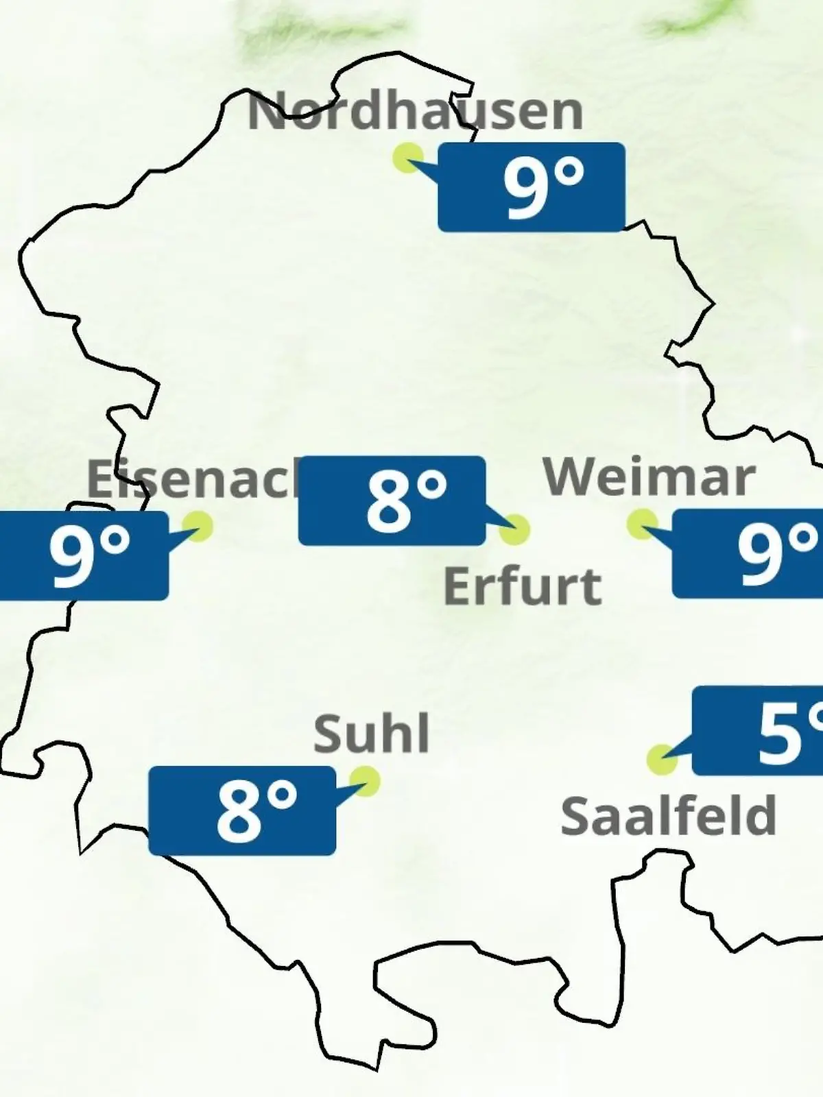 Bild zu: "Thüringen: Wie wird das Wetter?"