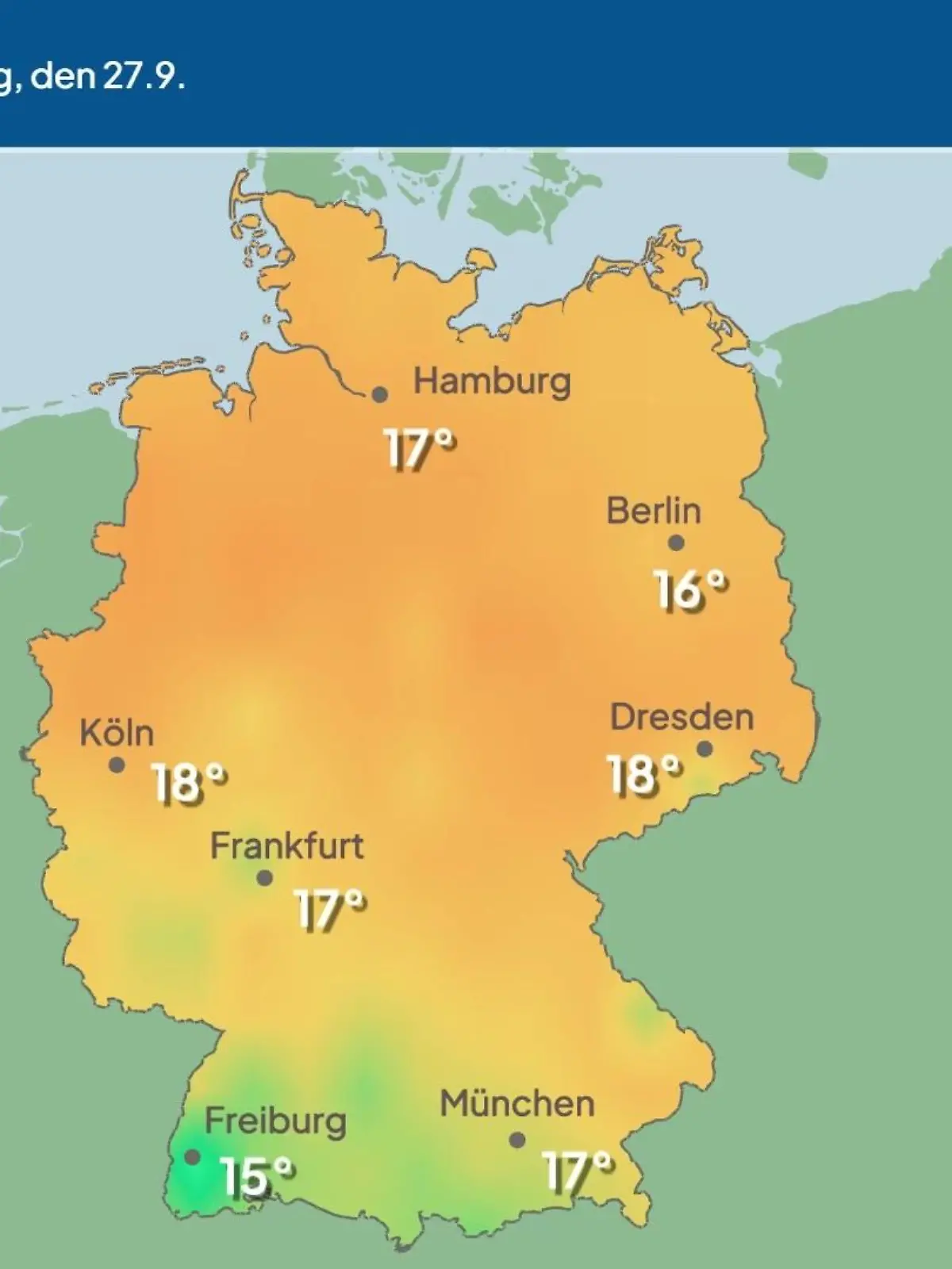 Bild zu: "Im Video: Temperatur-Vorhersage"
