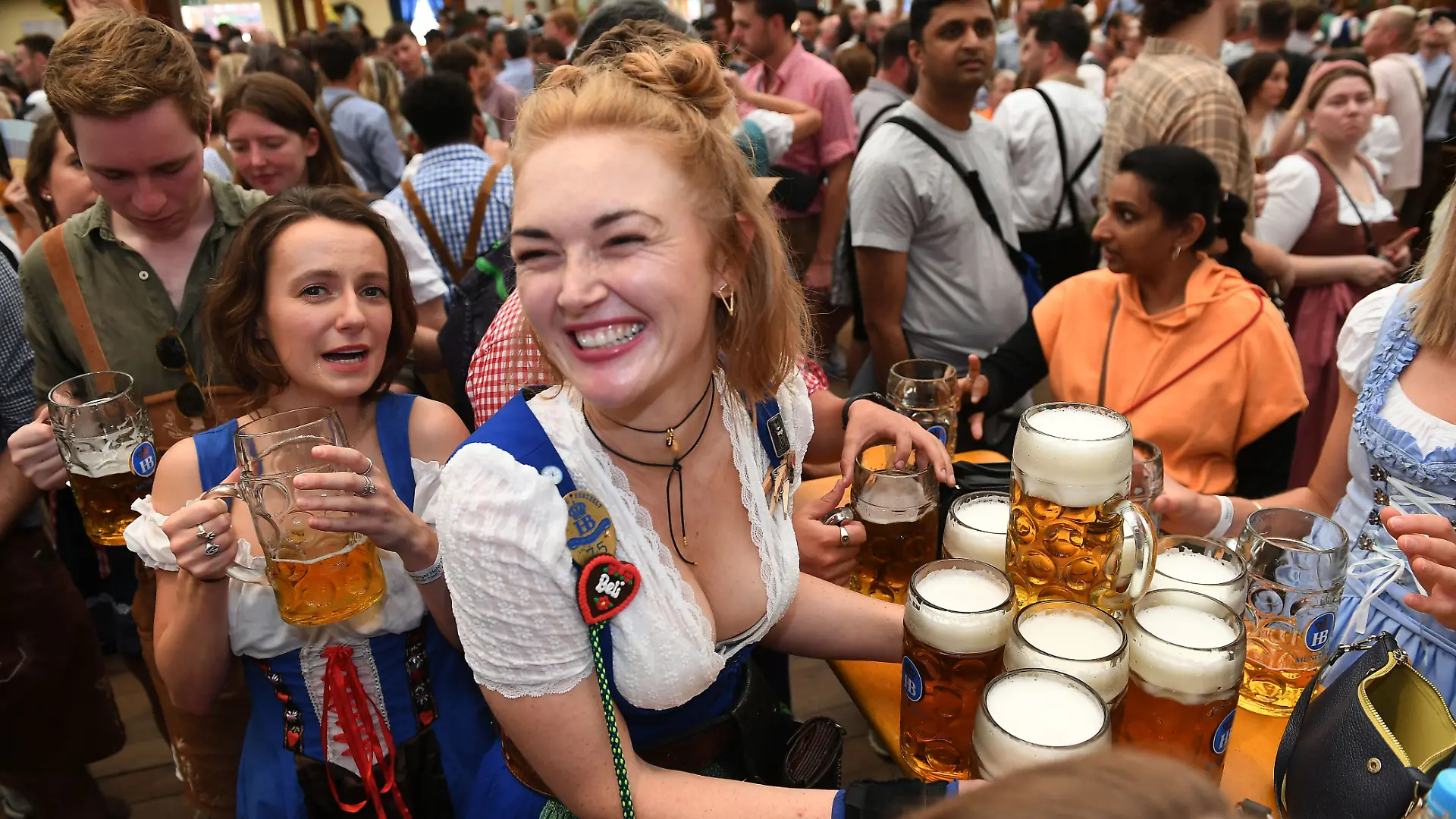 Personal auf dem Münchner Oktoberfest