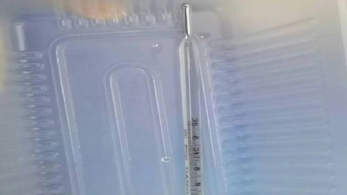 Thermometer im Penis