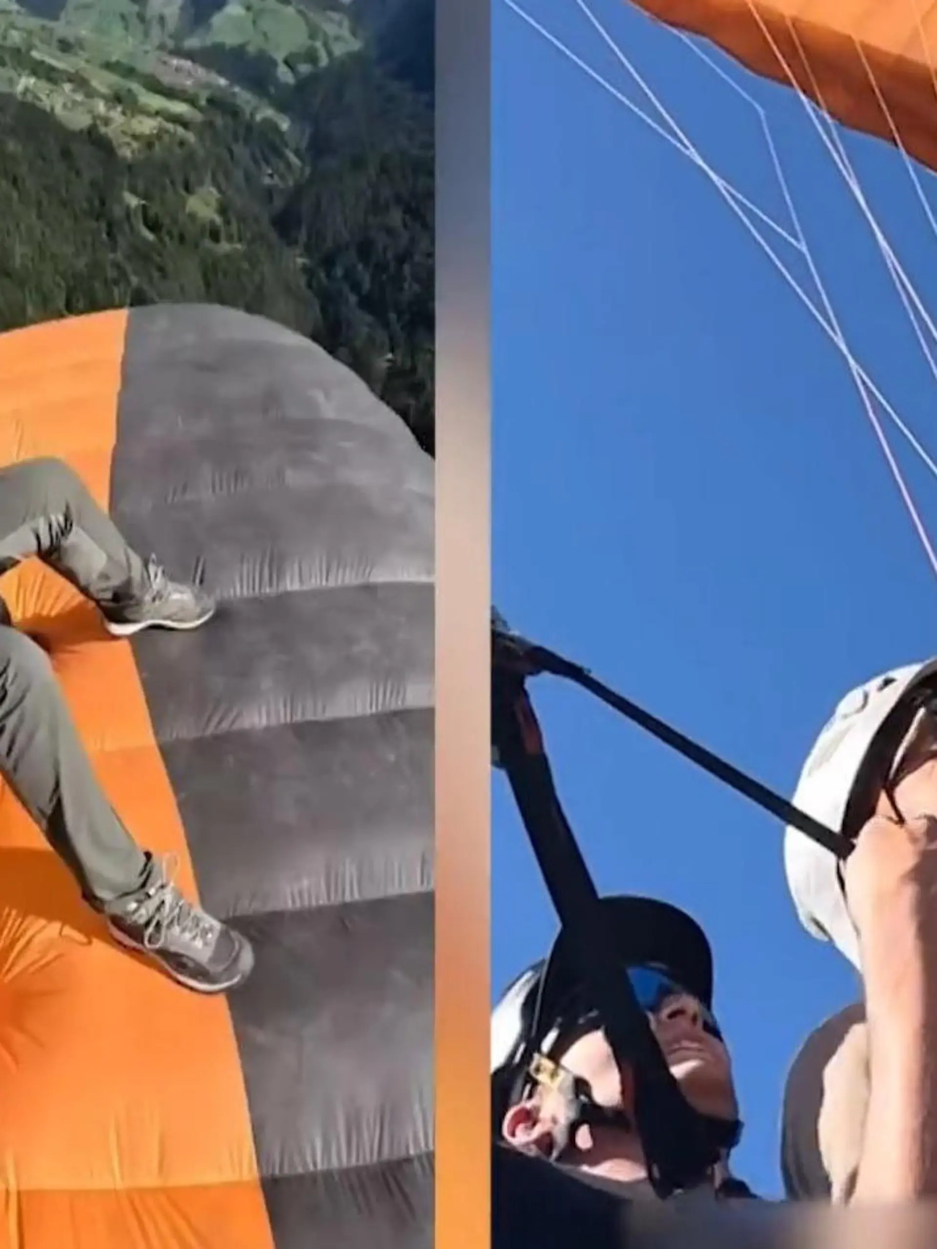 Bild zu: "Himmlisches Date à la Hänni! Luca und Christina im Romantik-Flug"
