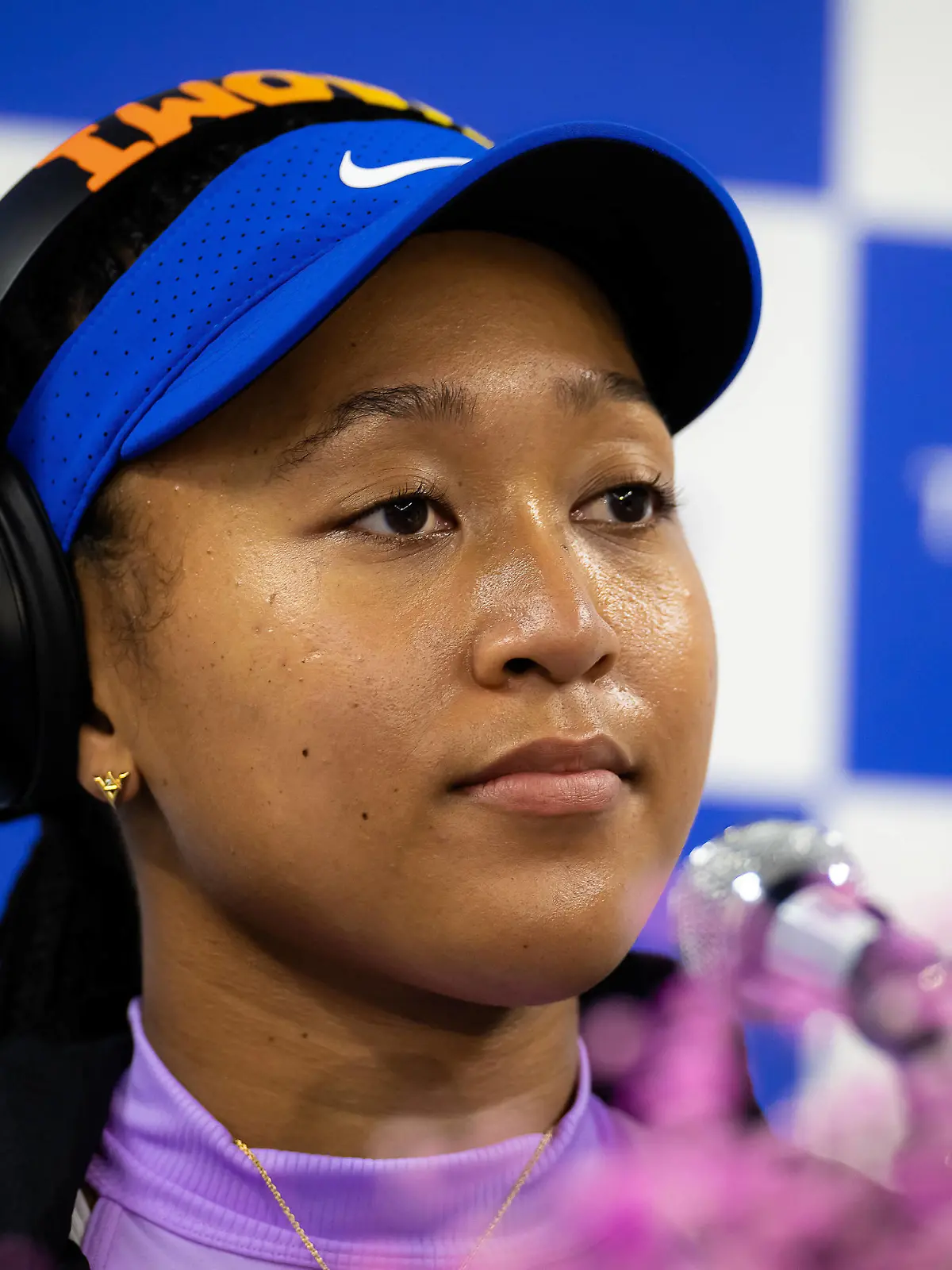 September 20, 2022, TOKIO, JAPAN: Naomi Osaka of Japan talks to the media after the first round of the 2022 Toray Pan Pacific Open WTA, Tennis Damen 500 tennis tournament TOKIO JAPAN - ZUMAa181 20220920_zaa_a181_048 Copyright: xRobxPrangex 
