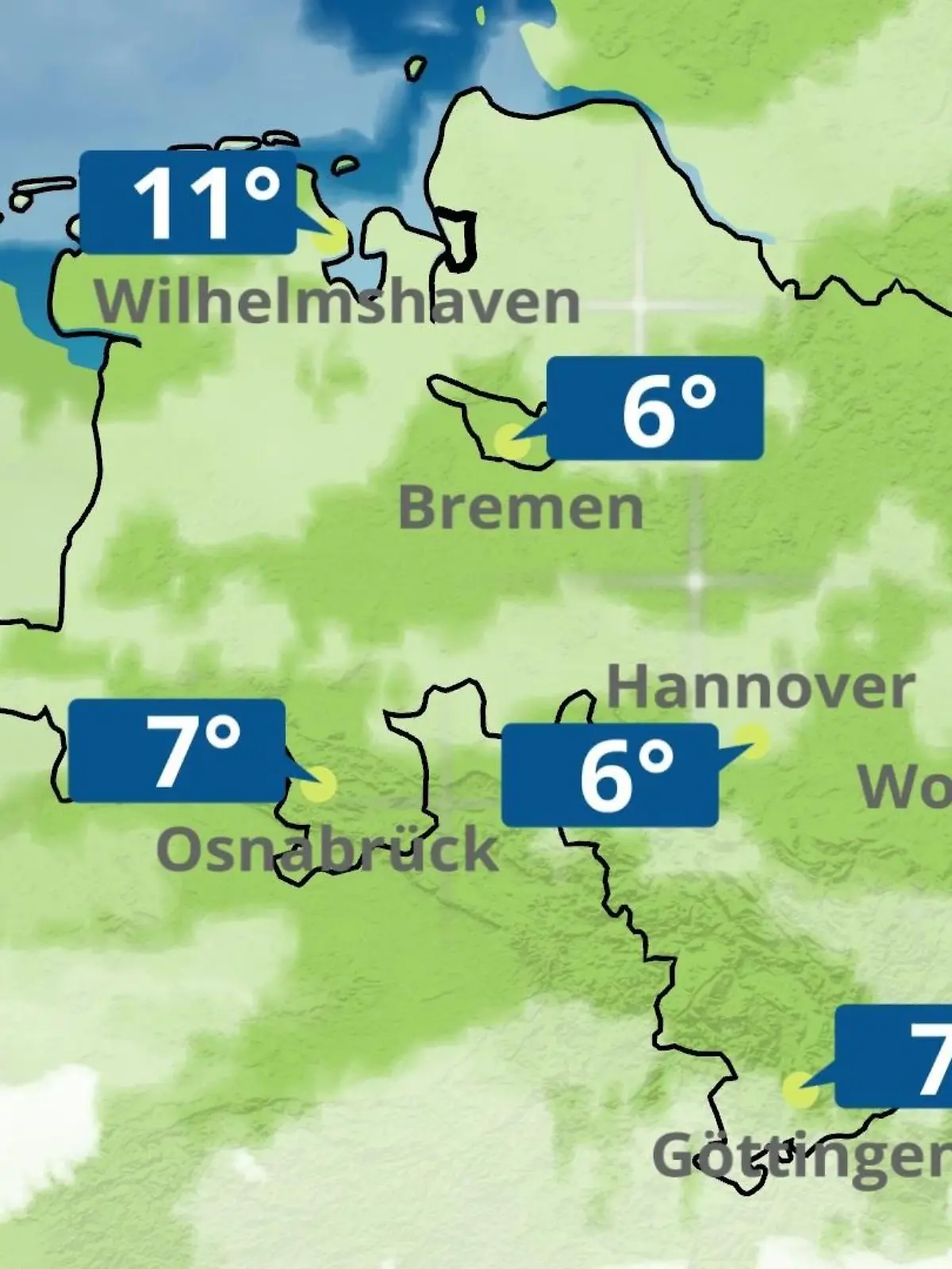 Bild zu: "Bremen und Niedersachsen: Wie wird das Wetter?"