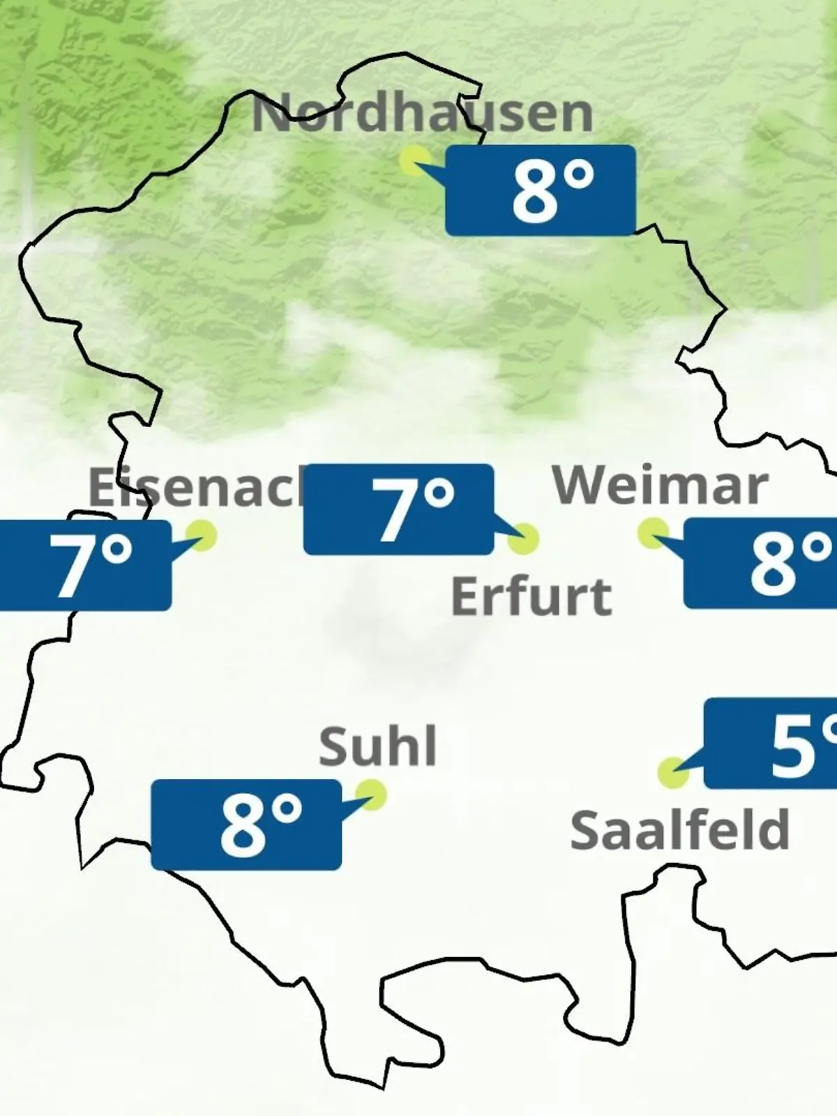 Bild zu: "Thüringen: Wie wird das Wetter?"