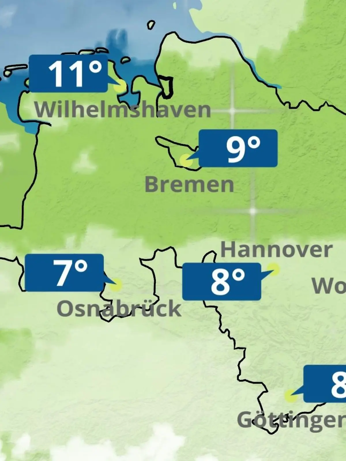 Bild zu: "Bremen und Niedersachsen: Wie wird das Wetter?"