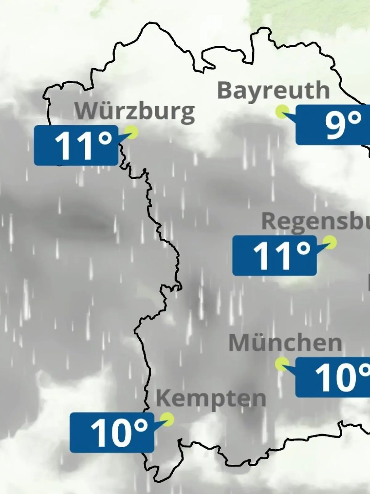 Bild zu: "Bayern: Wie wird das Wetter?"