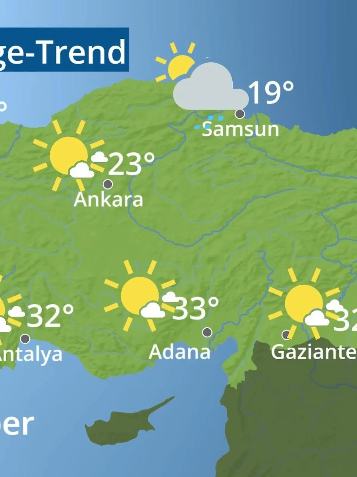 Bild zu: "Türkei: Wie wird das Wetter?"