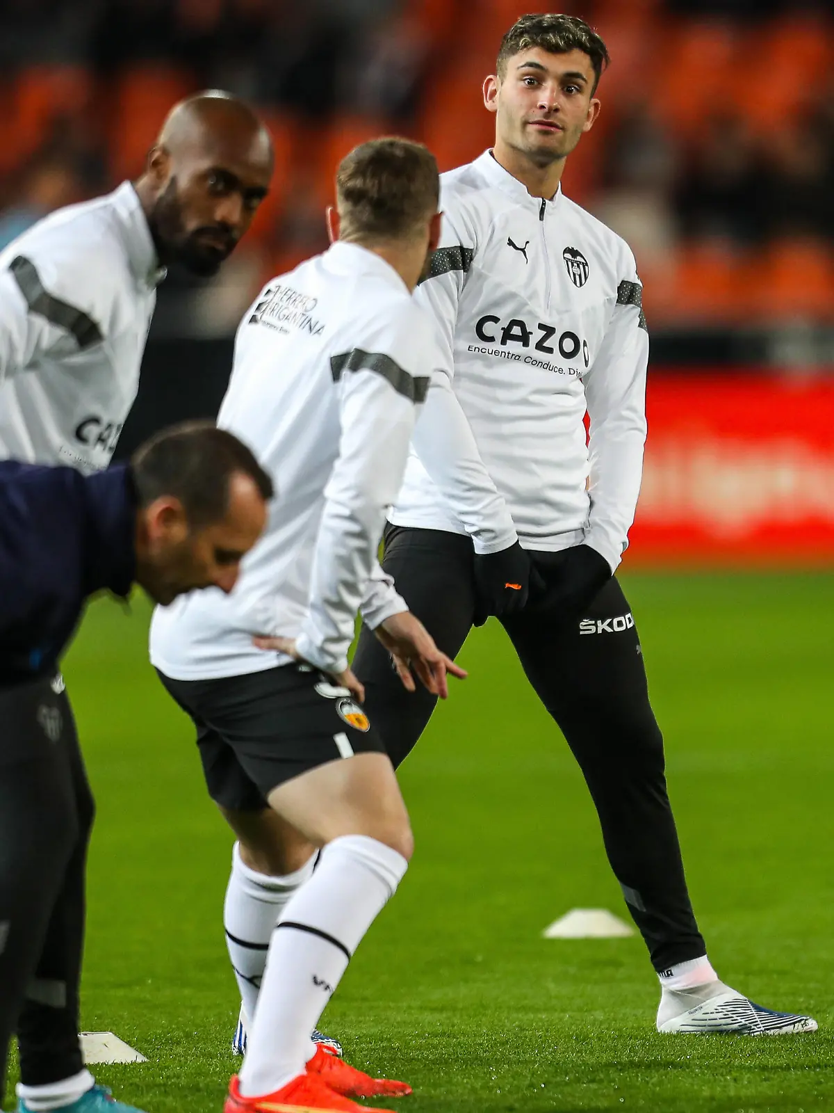 January 6, 2023, VALENCIA, VALENCIA, SPAIN: Hugo Duro of Valecia looks on during the spanish league, La Liga Santander, football match played between Valencia CF and Cadiz CF at Mestalla stadium on January 6, 2023, in Valencia, Spain. VALENCIA SPAIN - ZUMAa181 20230106_zaa_a181_006 Copyright: xIvanxTerronx