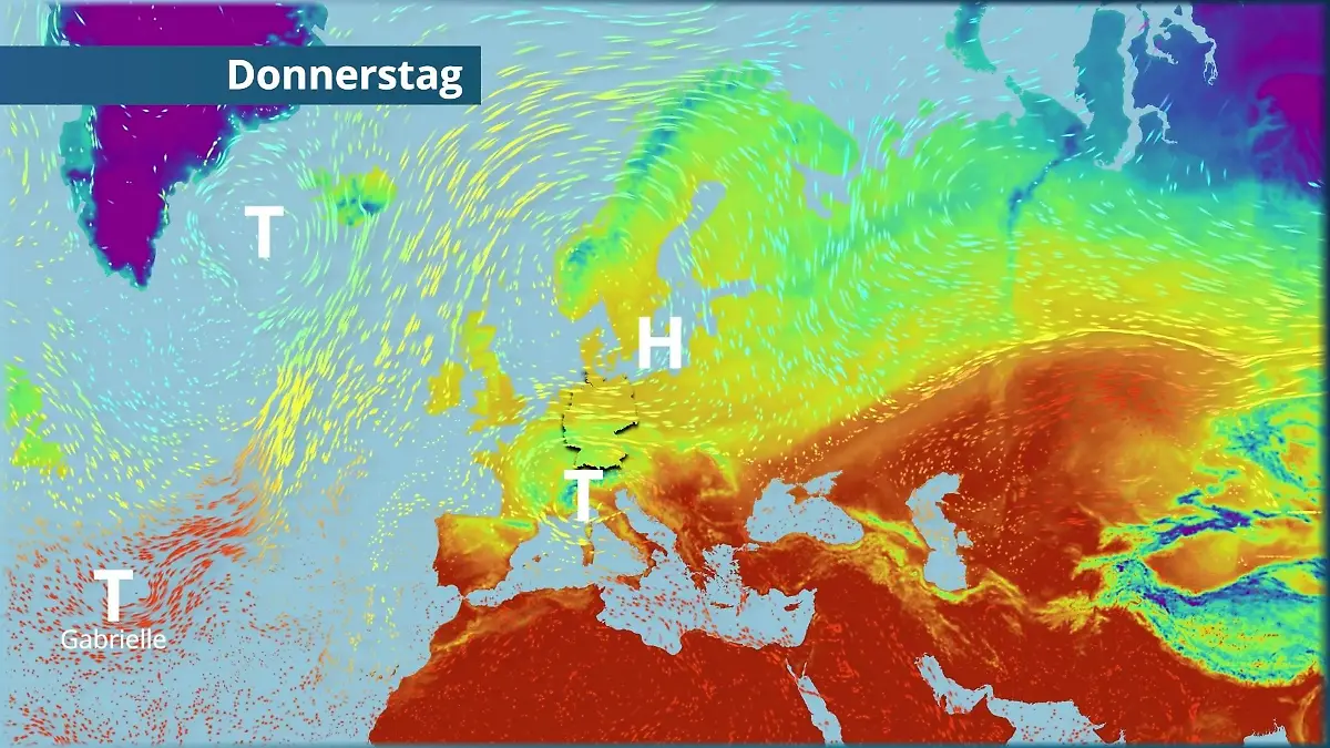 Hurrikan Gabrielle nimmt Kurs auf Europa Tropischer Wirbelsturm