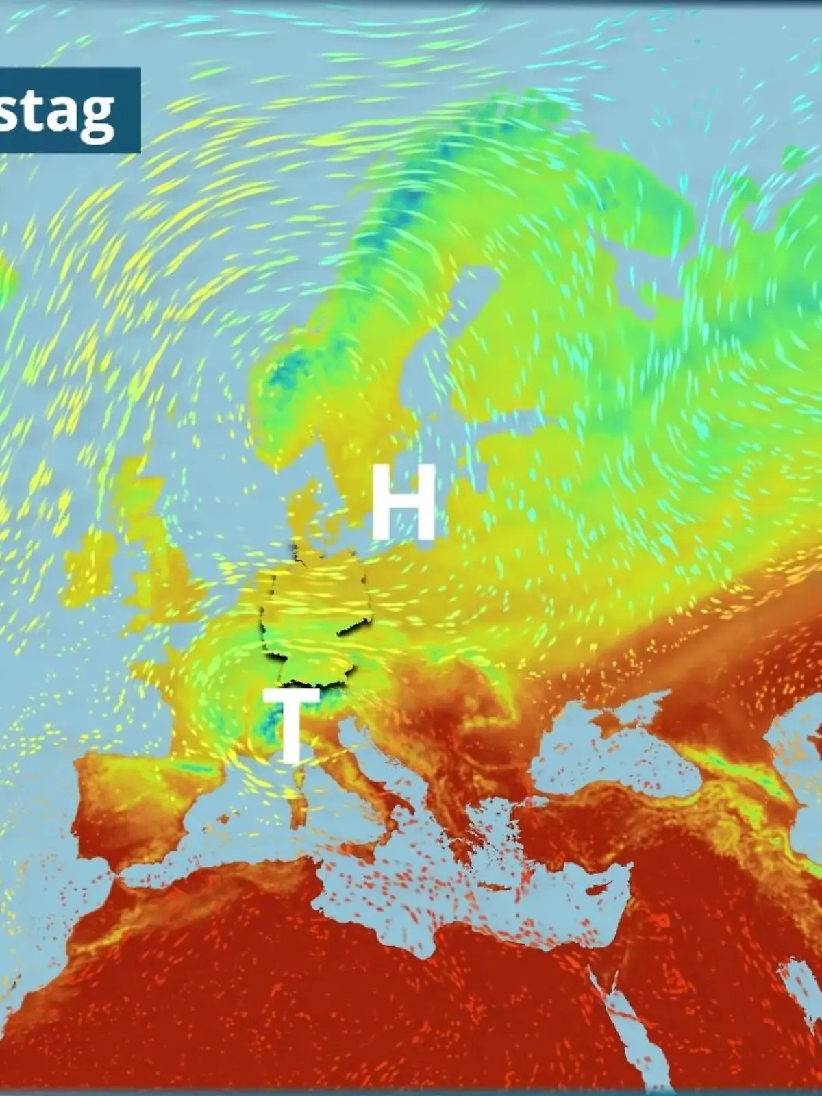 Bild zu: "Hurrikan Gabrielle nimmt Kurs auf Europa"