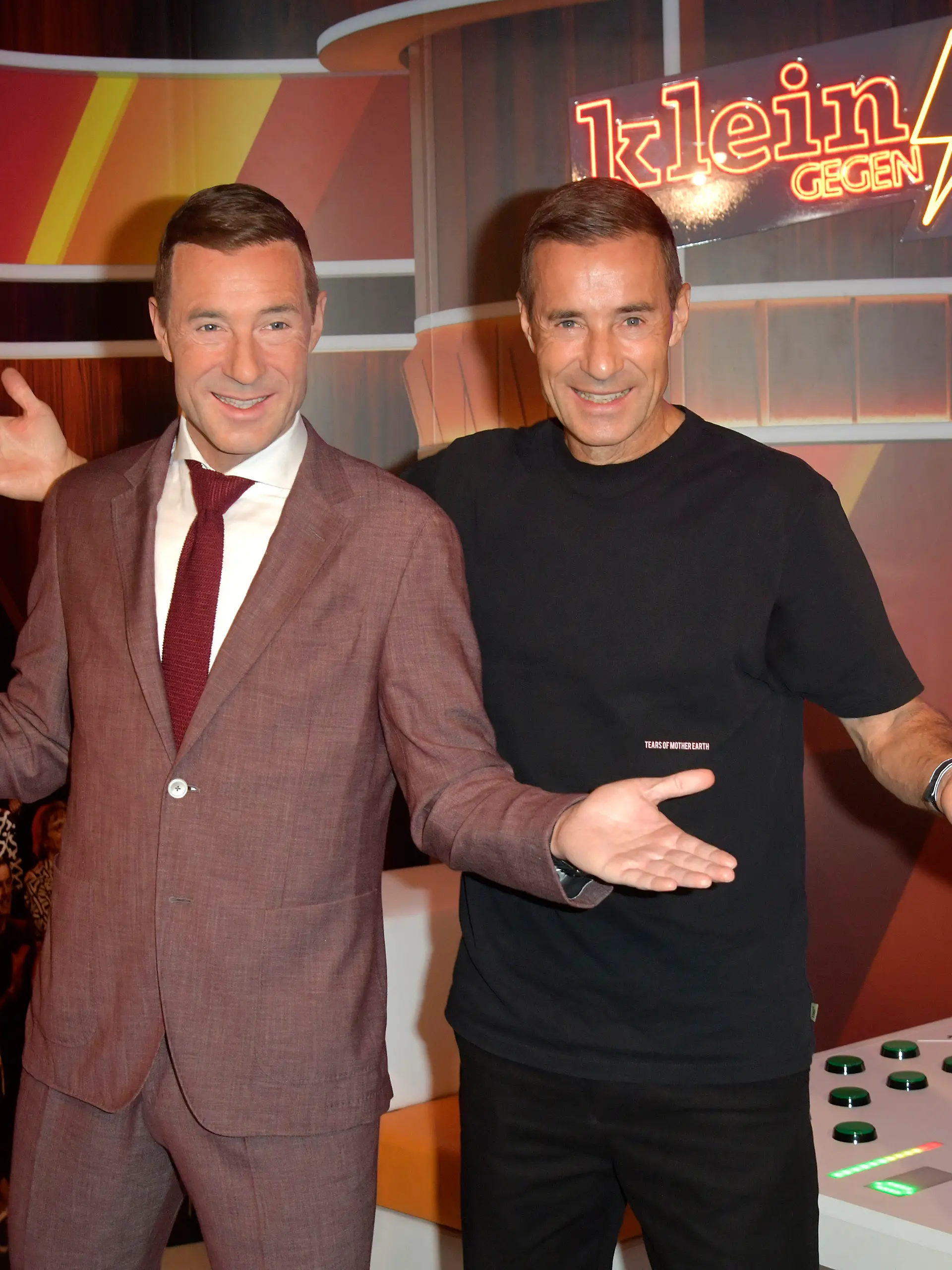 Kai Pflaume bei der Präsentation seiner Wachsfigur im Madame Tussauds.