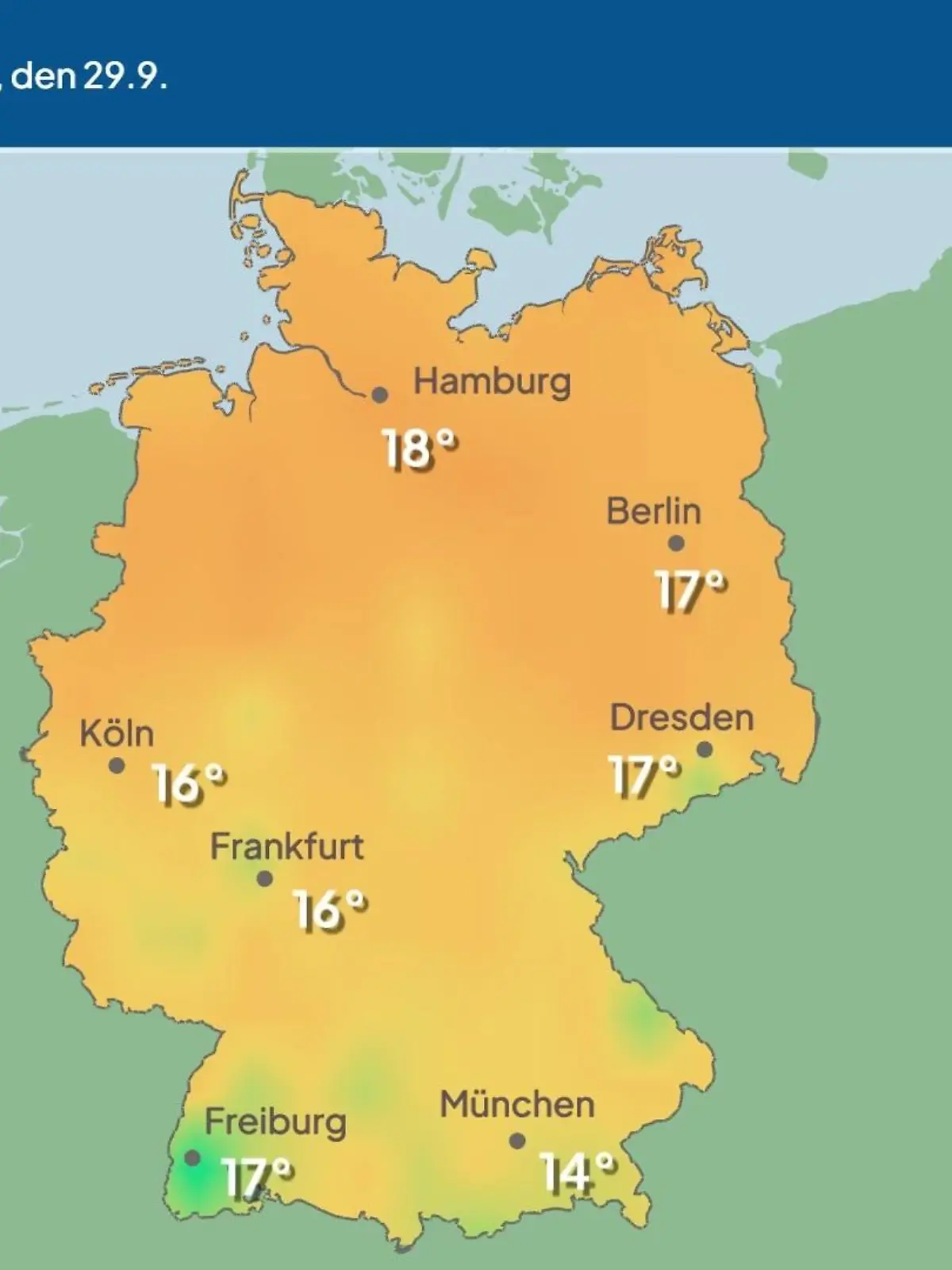Bild zu: "Im Video: Temperatur-Vorhersage"