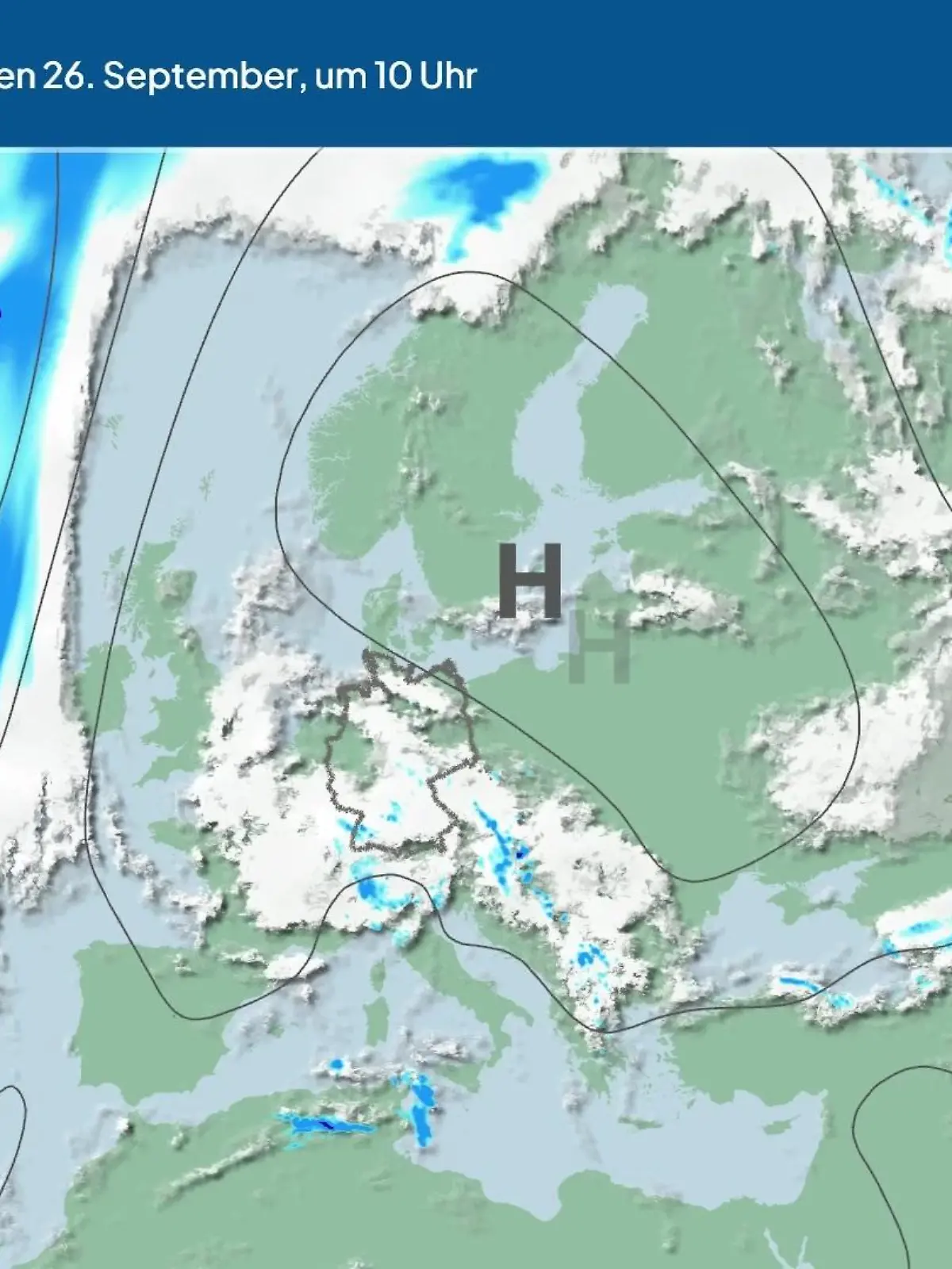 Bild zu: "Die Wetterlage der kommenden 5 Tage"