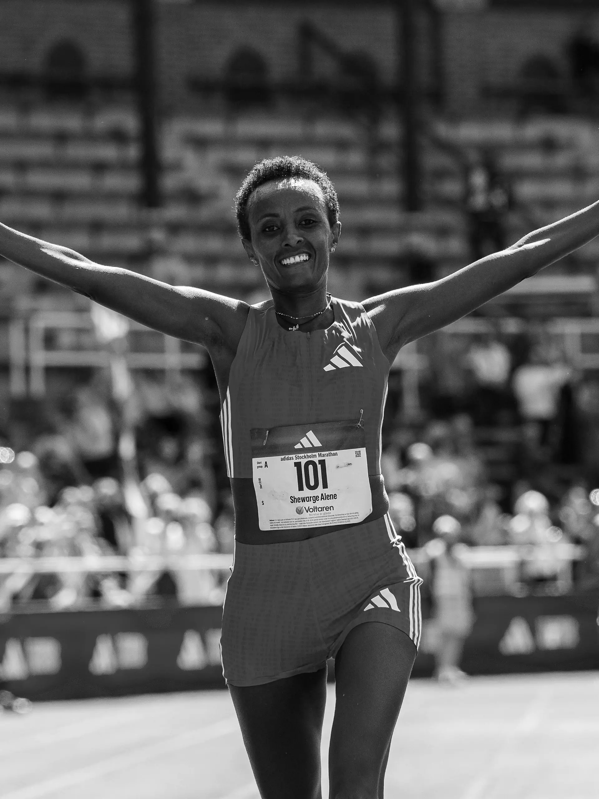 Bild zu: "Vor vier Monaten gewann sie noch den Stockholm-Marathon: Lauf-Star Shewarge Alene tot"