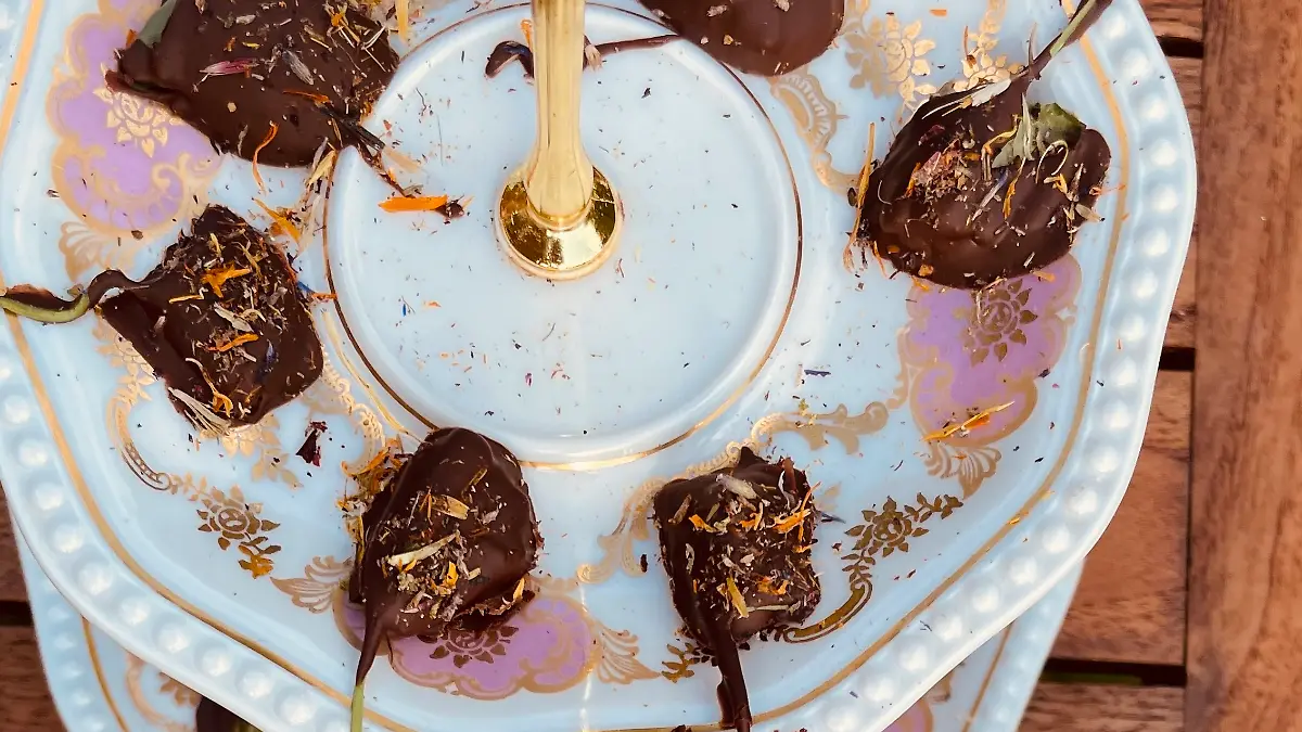 Minzig und schokoladig schmecken diese Pralinen.