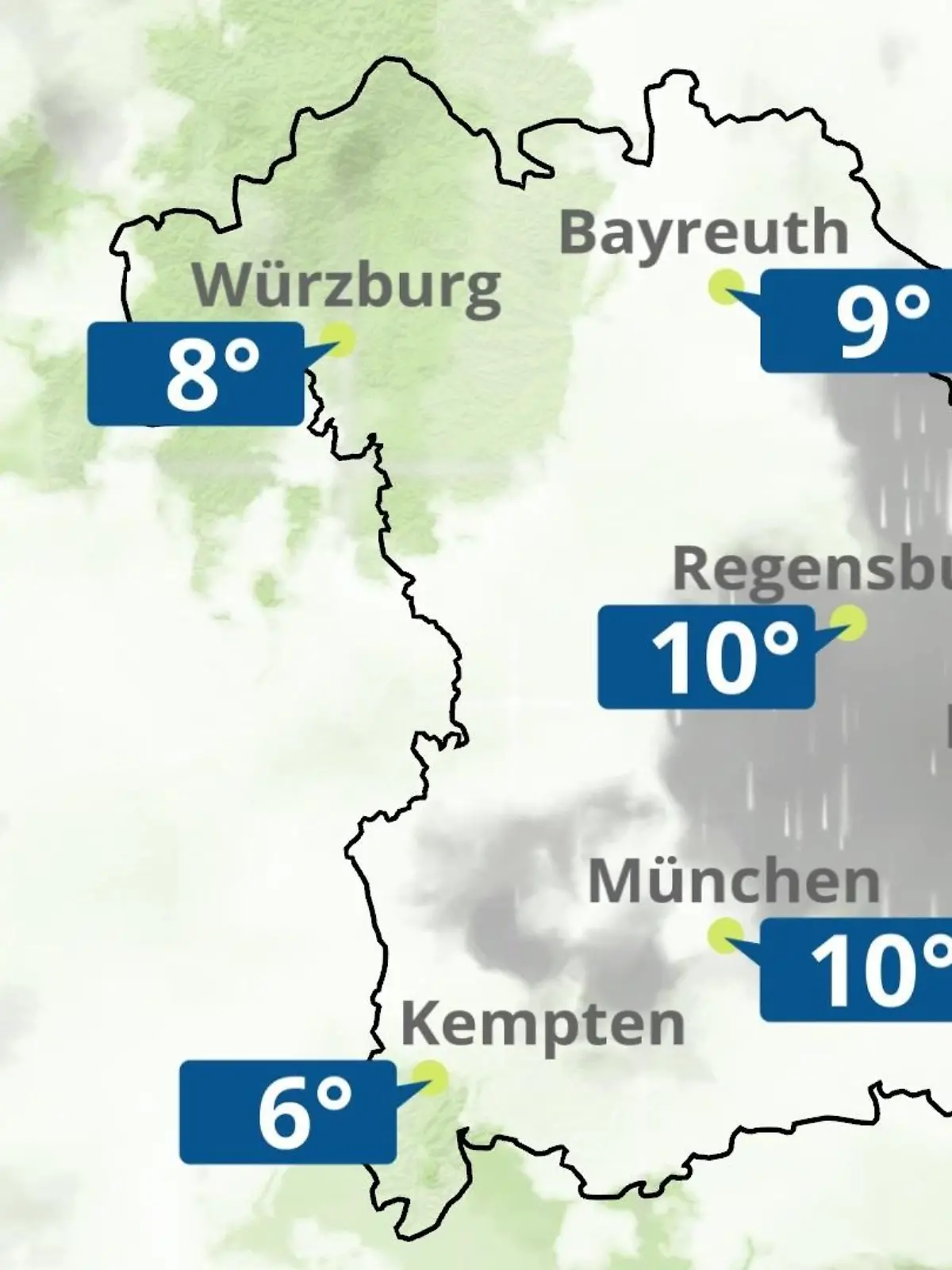 Bild zu: "Bayern: Wie wird das Wetter?"