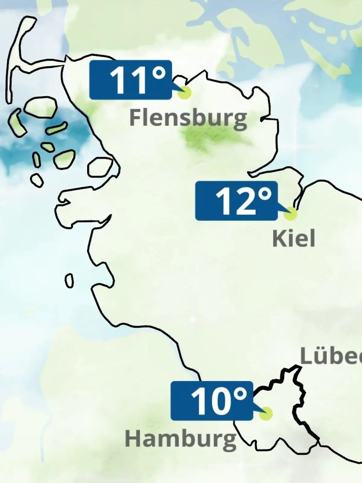 Bild zu: "Hamburg, Schleswig-Holstein: Wie wird das Wetter?"