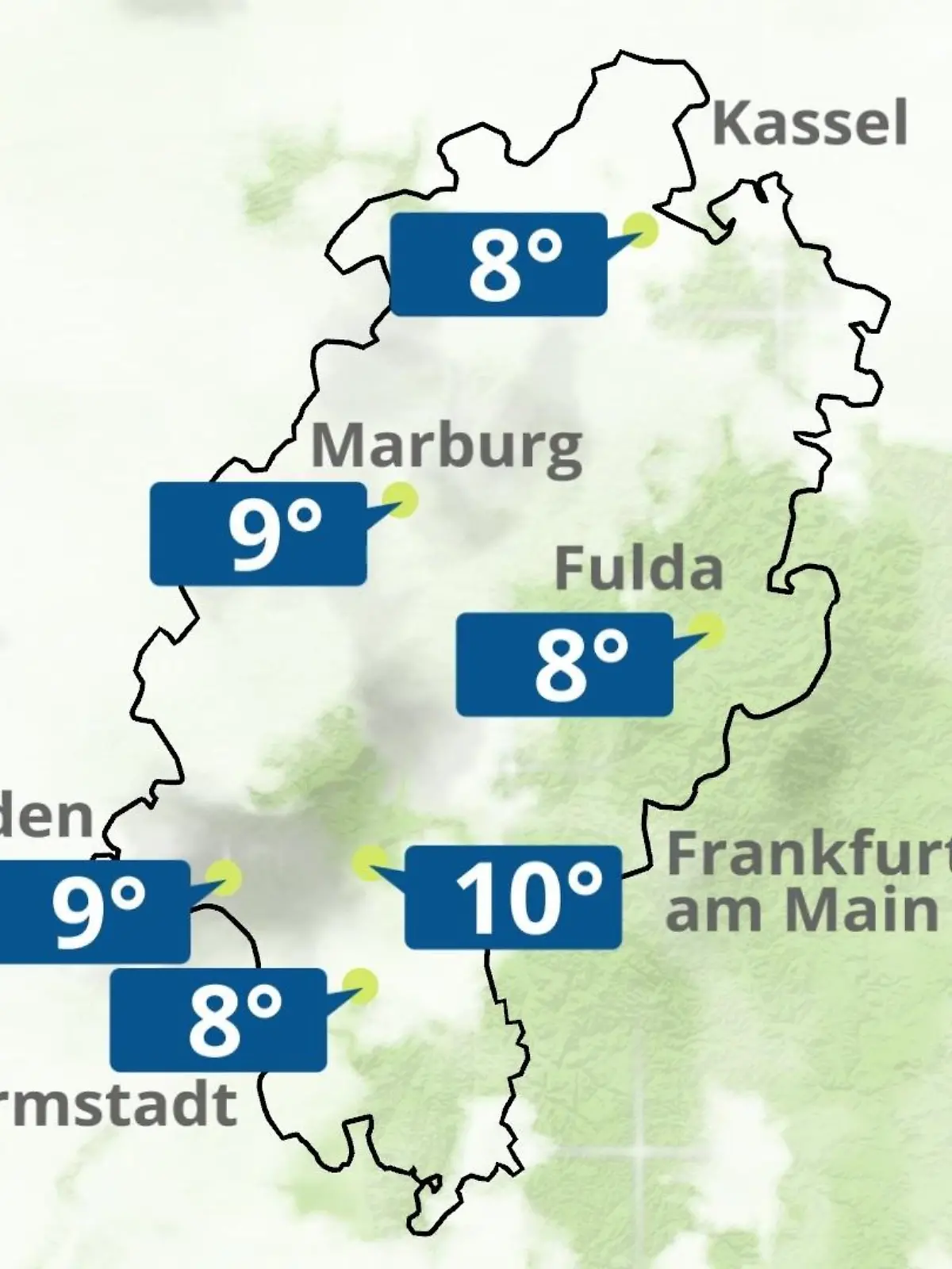 Bild zu: "Hessen: Wie wird das Wetter?"