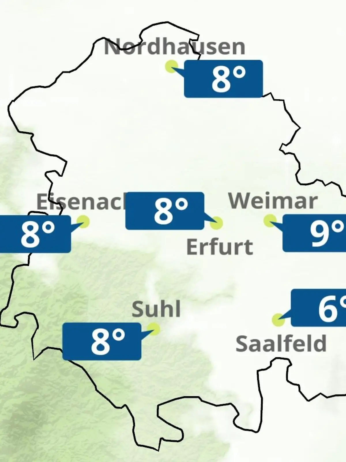 Bild zu: "Thüringen: Wie wird das Wetter?"