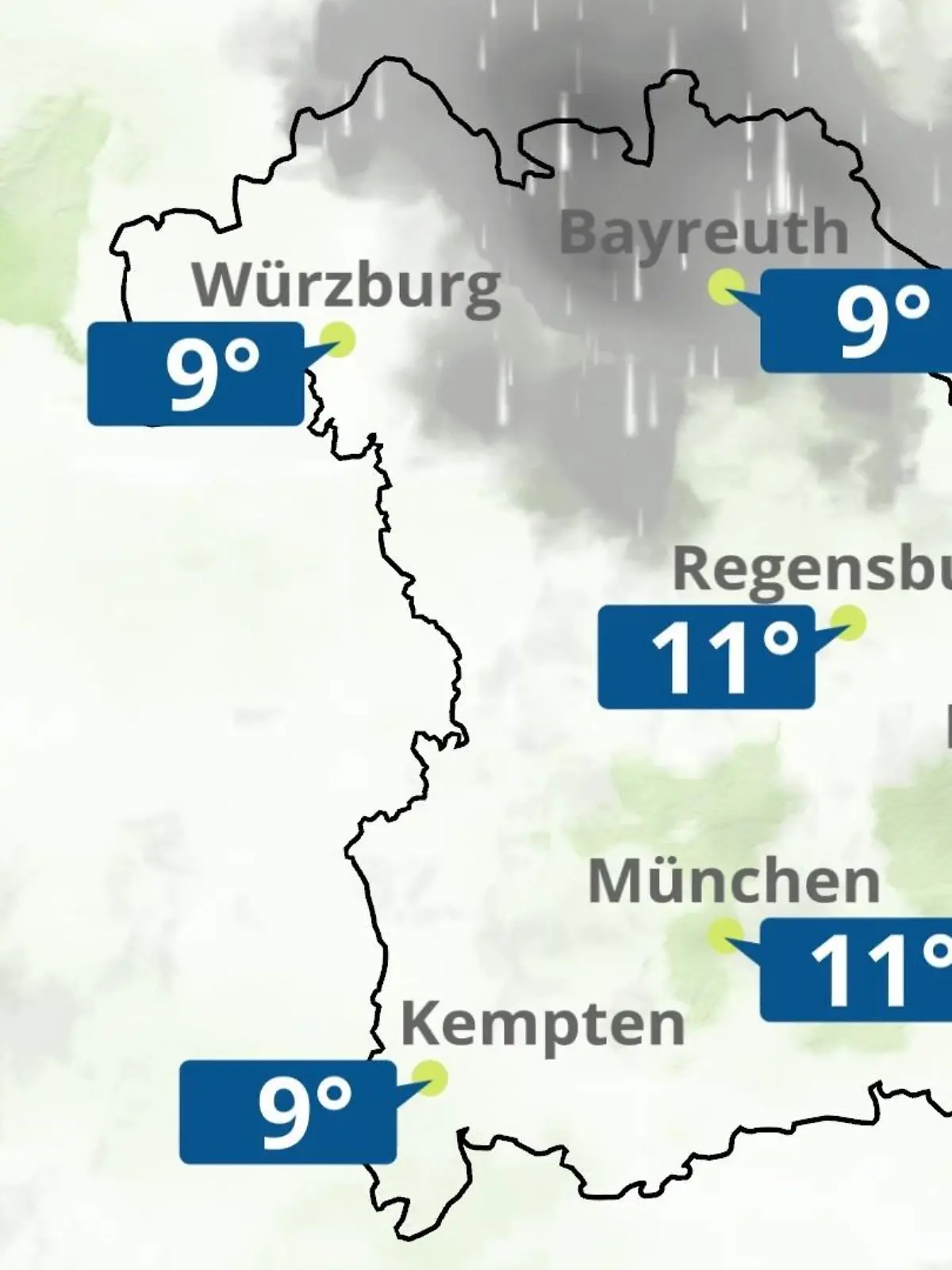 Bild zu: "Bayern: Wie wird das Wetter?"