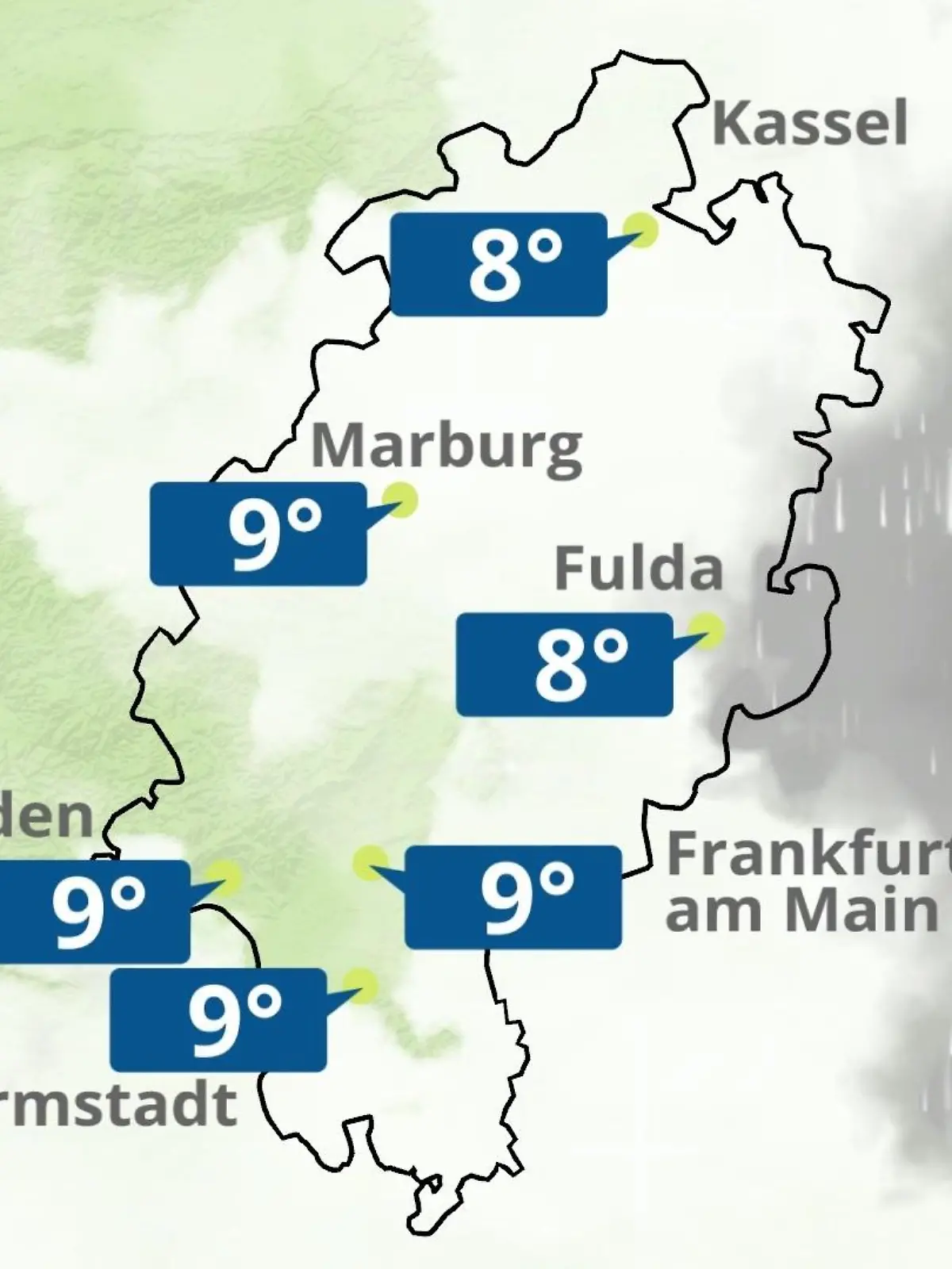 Bild zu: "Hessen: Wie wird das Wetter?"