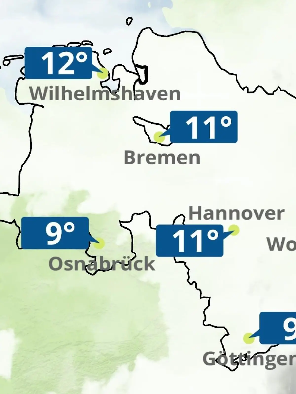 Bild zu: "Bremen und Niedersachsen: Wie wird das Wetter?"