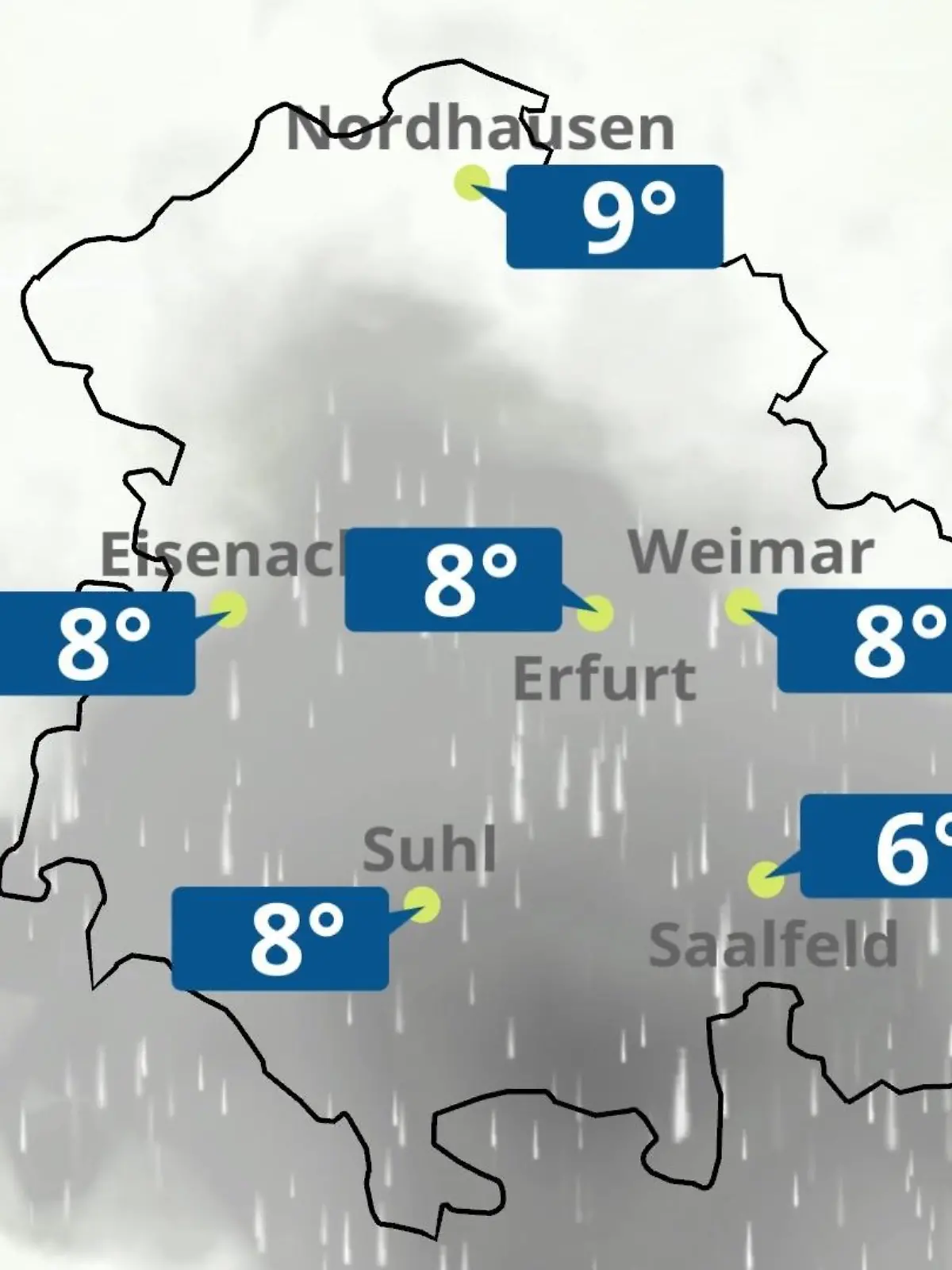 Bild zu: "Thüringen: Wie wird das Wetter?"