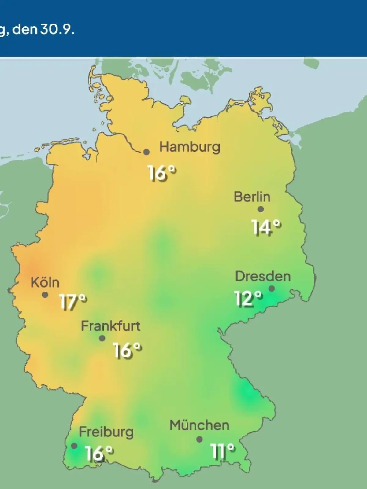 Bild zu: "Im Video: Temperatur-Vorhersage"