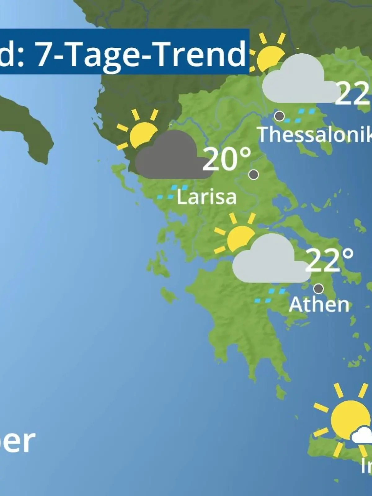 Bild zu: "Griechenland: Wie wird das Wetter?"