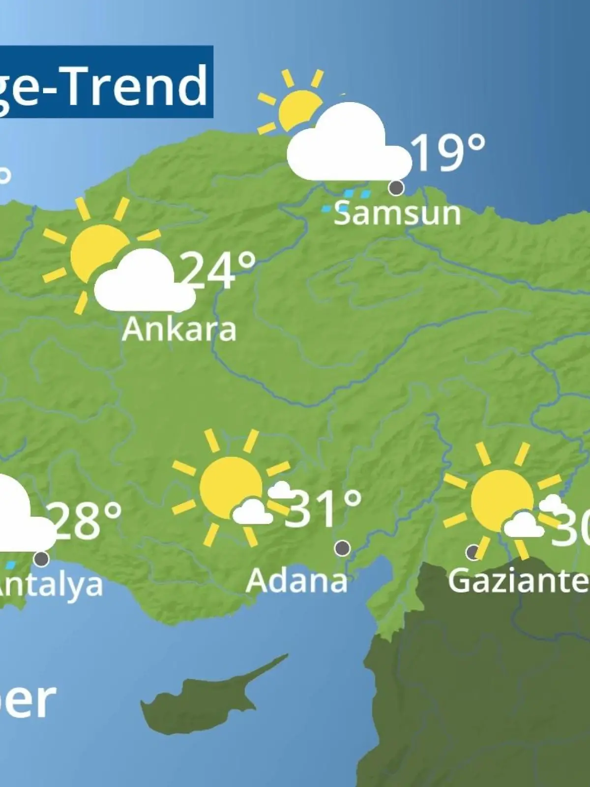 Bild zu: "Türkei: Wie wird das Wetter?"