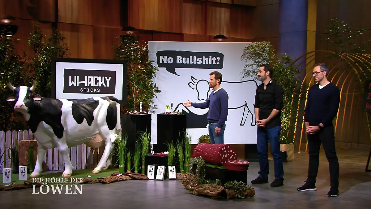 Whacky-Gründer kämpfen um die Löwen Es geht um die Wurst