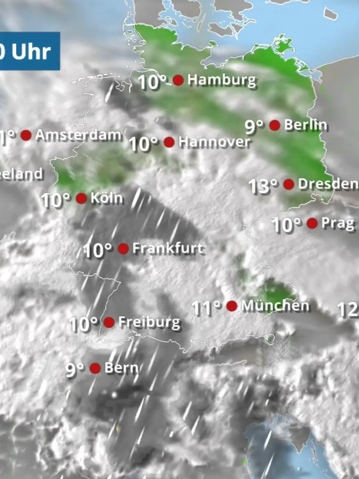 Bild zu: "Teils Regen und Gewitter"