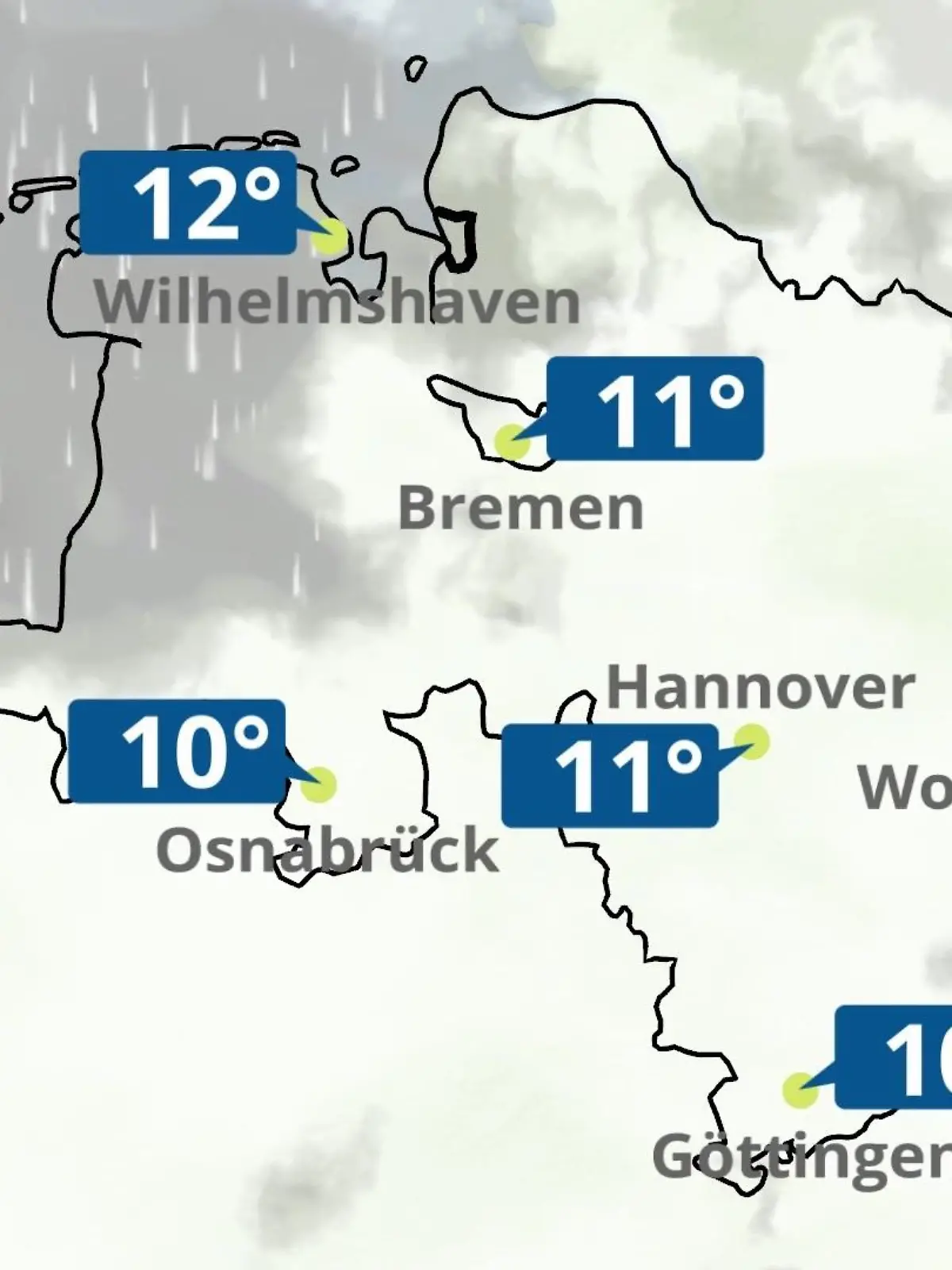 Bild zu: "Bremen und Niedersachsen: Wie wird das Wetter?"