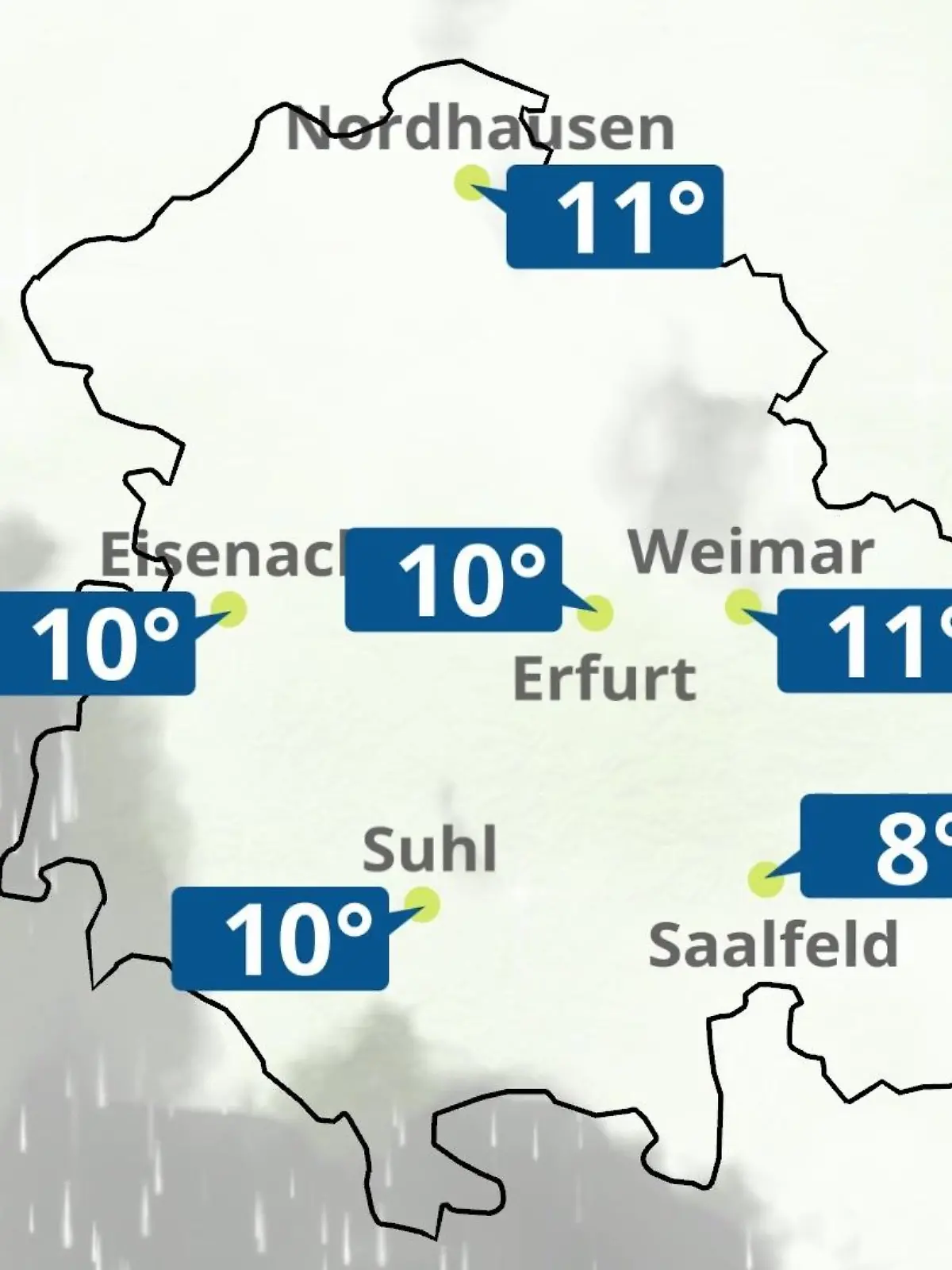 Bild zu: "Thüringen: Wie wird das Wetter?"