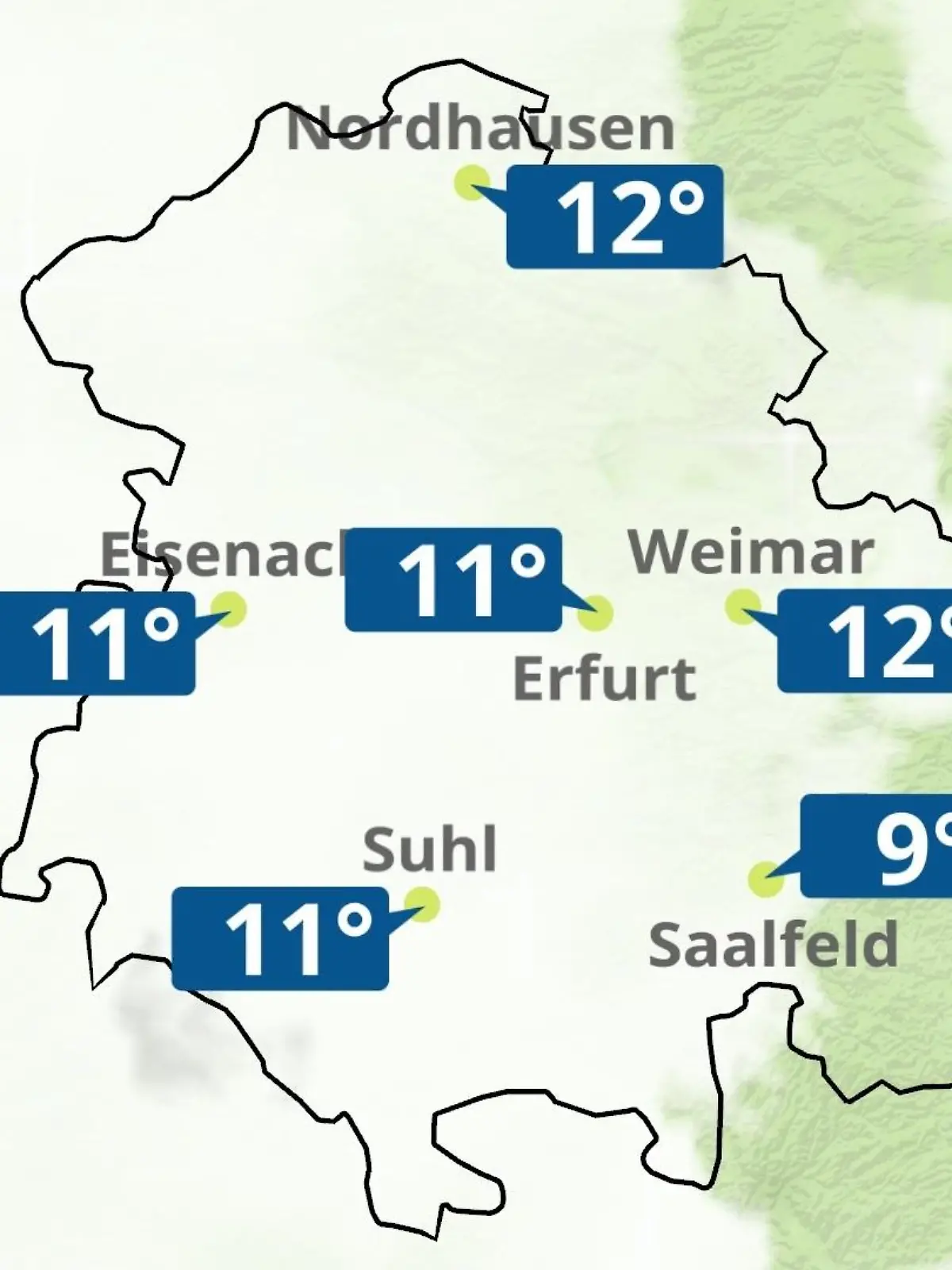 Bild zu: "Thüringen: Wie wird das Wetter?"