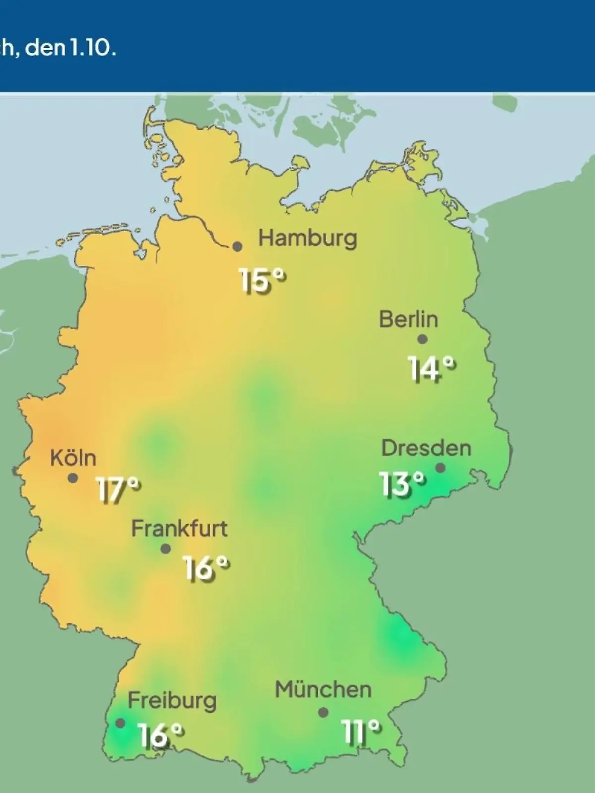 Bild zu: "Im Video: Temperatur-Vorhersage"