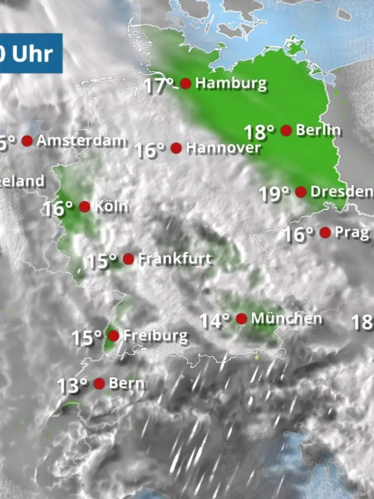Bild zu: "Viele Wolken, Regen im Südwesten und später wieder mehr Schauer"