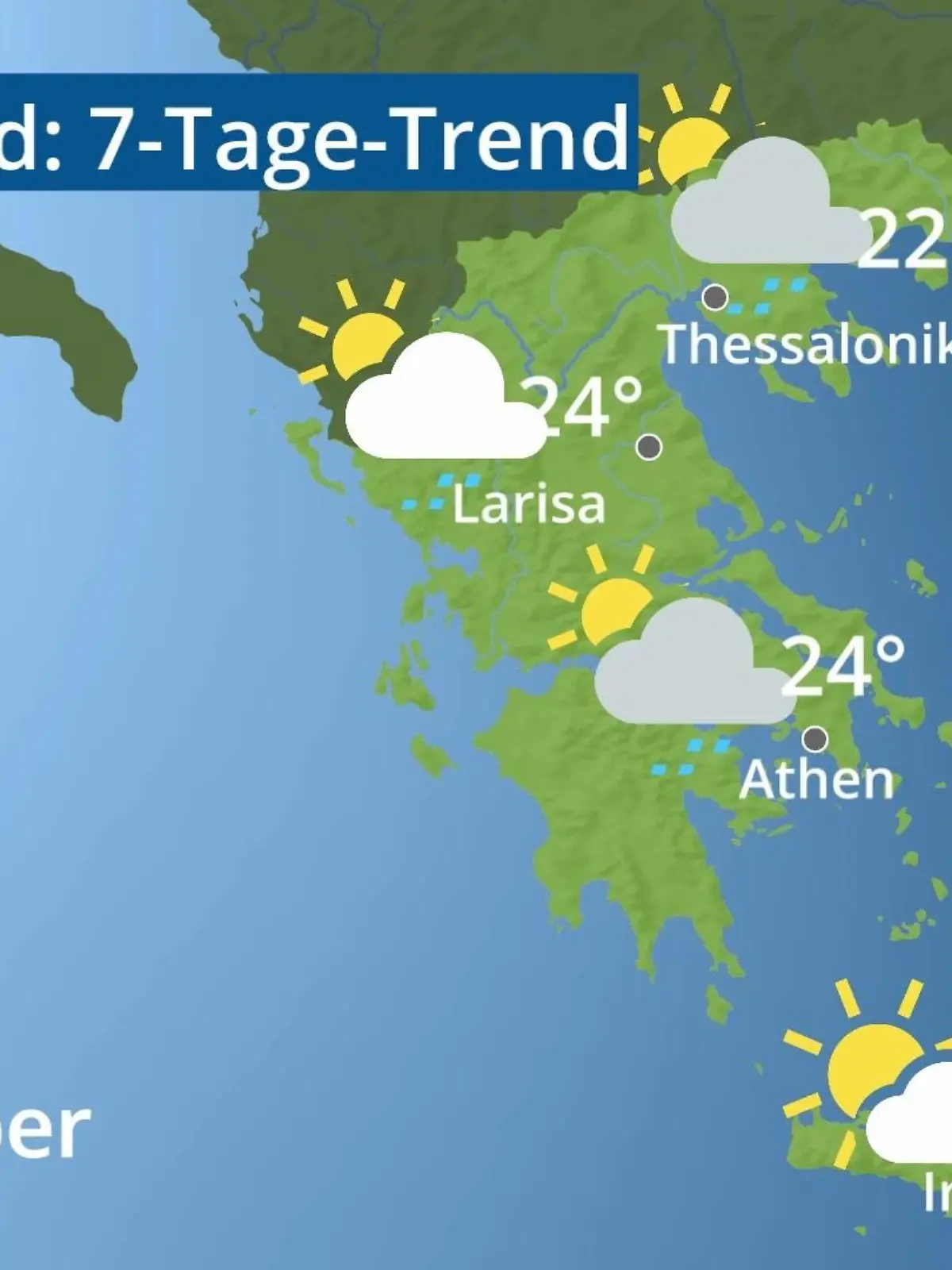 Bild zu: "Griechenland: Wie wird das Wetter?"