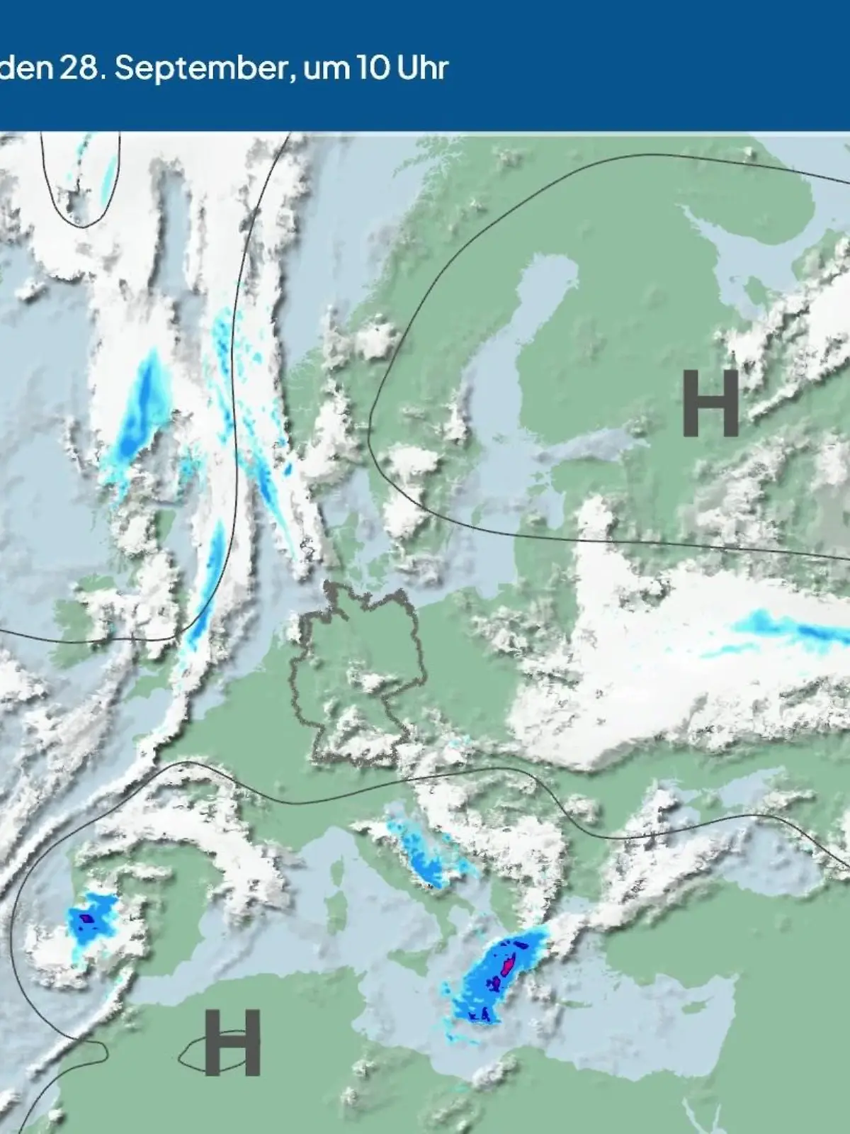 Bild zu: "Die Wetterlage der kommenden 5 Tage"