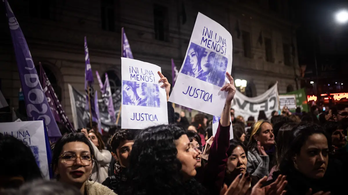 Demonstration in Florencio Varela 
