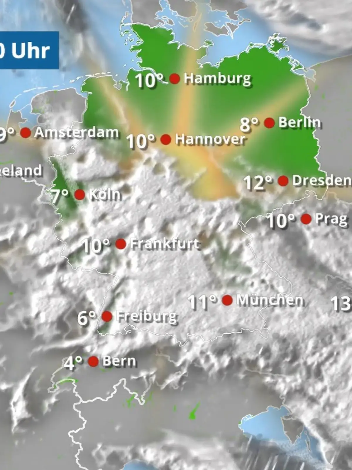 Bild zu: "Die Wolken lichten sich mehr und mehr - Sonne!"