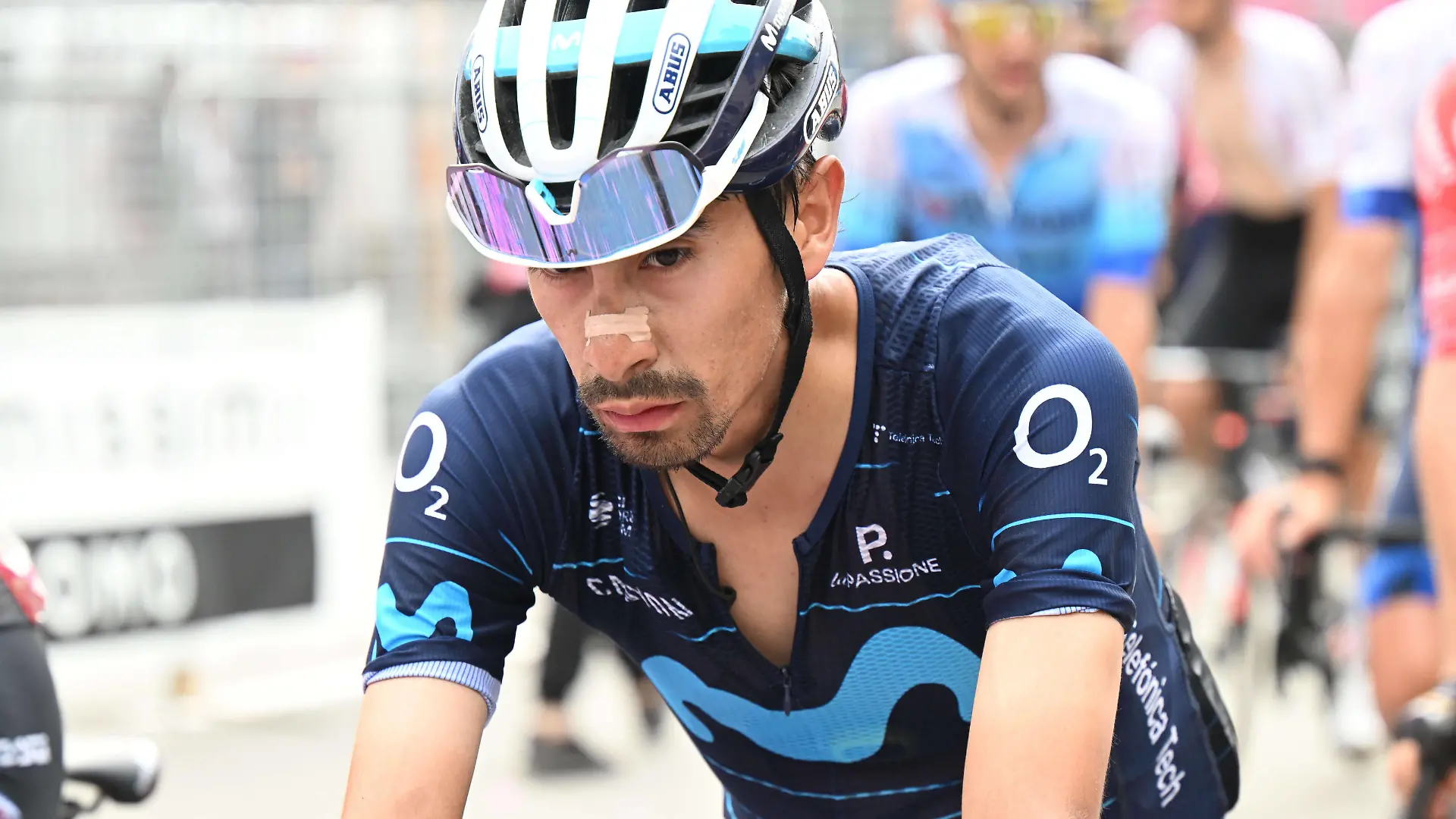 22-05-2022 Giro D italia Tappa 15 Rivarolo Canavese - Cogne 2022, Movistar Sosa Cuervo, Ivan Ramiro Cogne PUBLICATIONxNOTxINxITAxFRAxNED