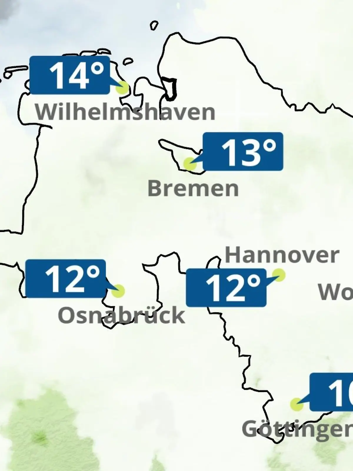 Bild zu: "Bremen und Niedersachsen: Wie wird das Wetter?"