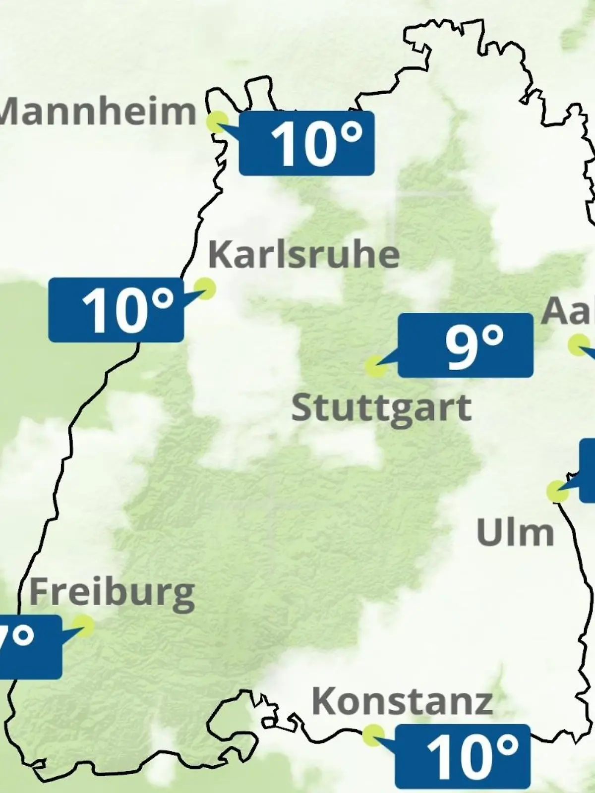 Bild zu: "Baden-Württemberg: Wie wird das Wetter?"