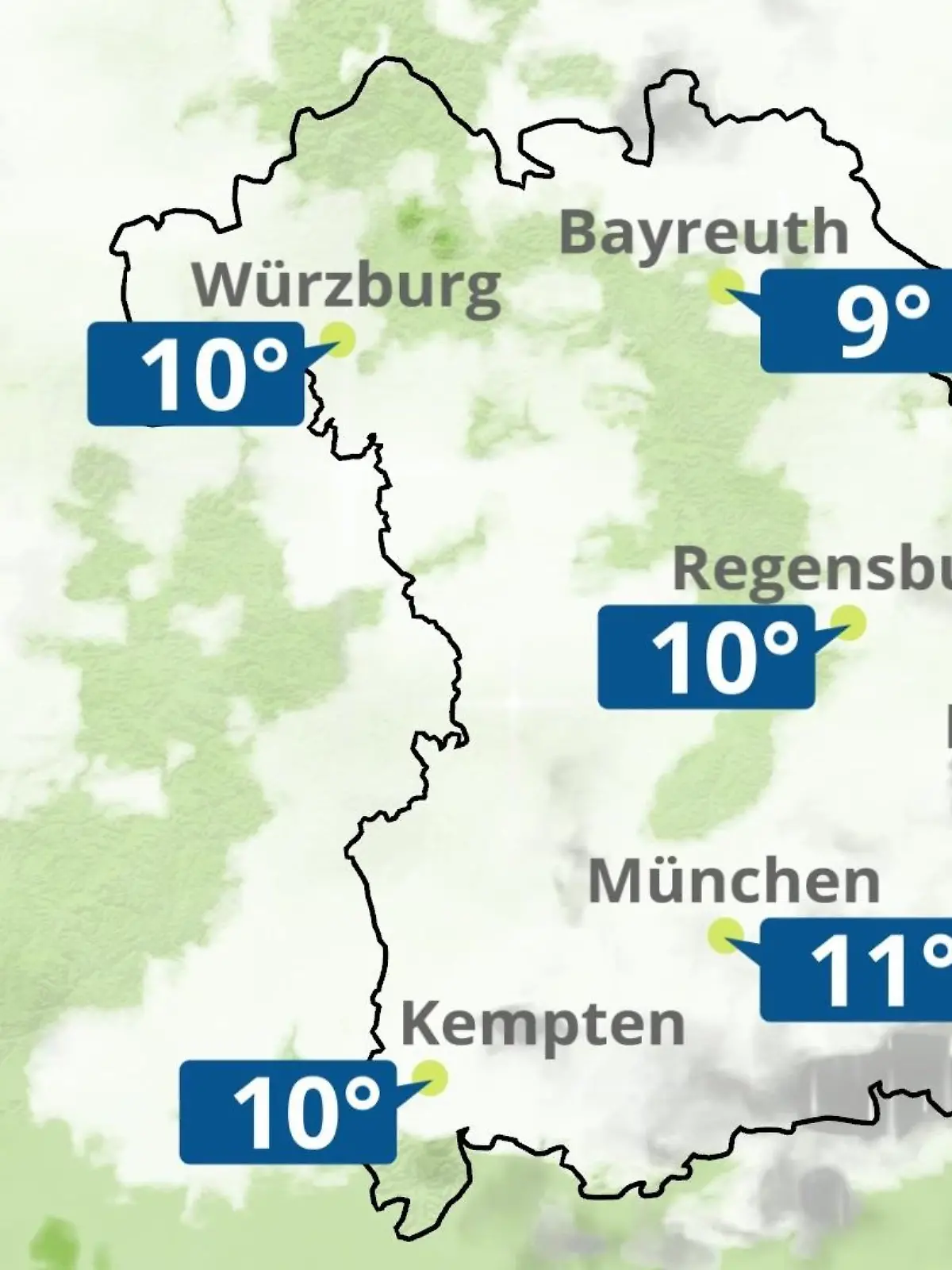 Bild zu: "Bayern: Wie wird das Wetter?"