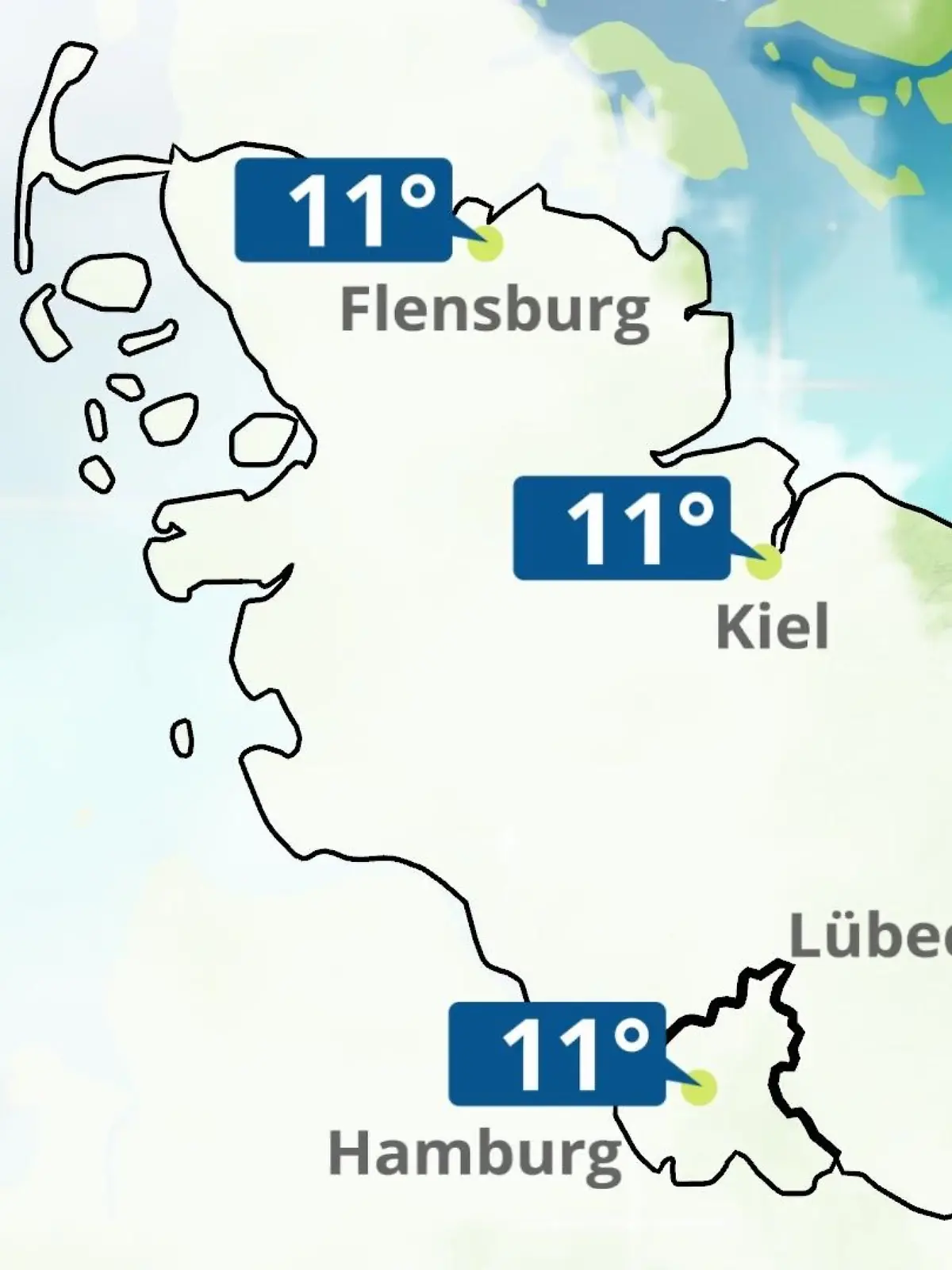 Bild zu: "Hamburg, Schleswig-Holstein: Wie wird das Wetter?"
