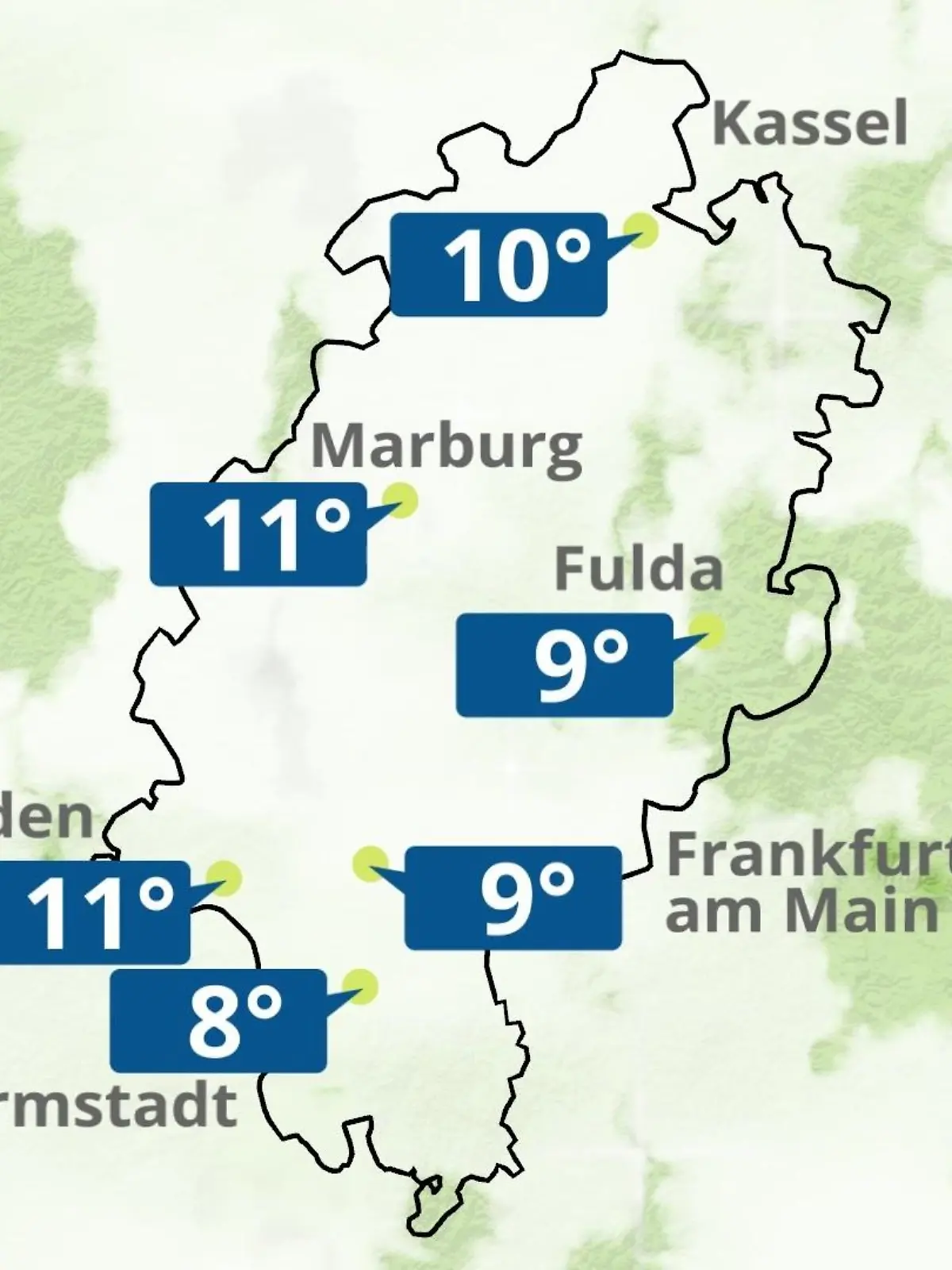 Bild zu: "Hessen: Wie wird das Wetter?"