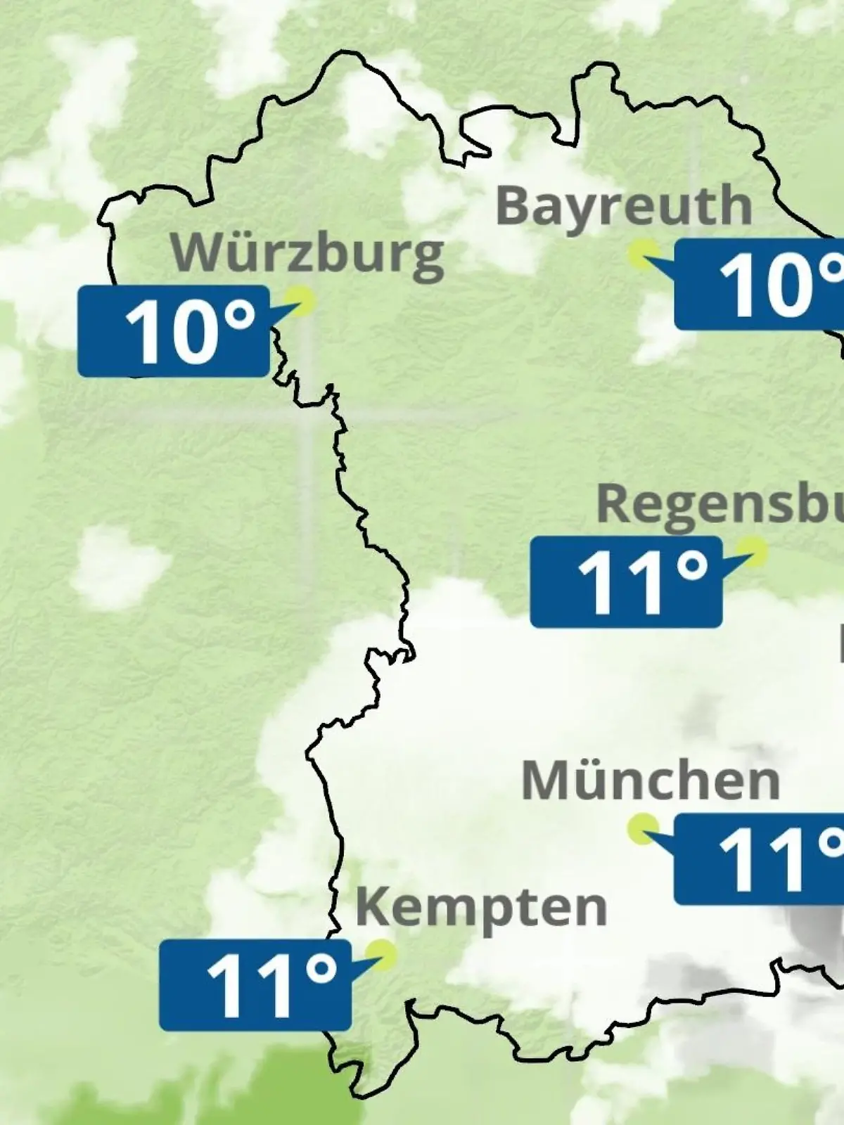 Bild zu: "Bayern: Wie wird das Wetter?"