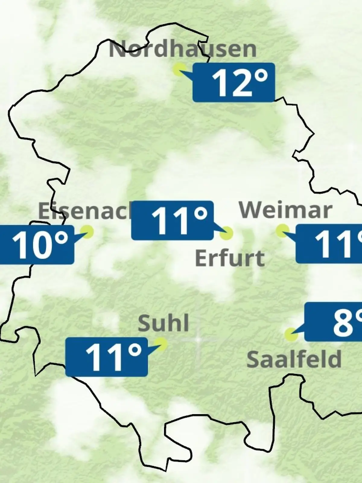 Bild zu: "Thüringen: Wie wird das Wetter?"