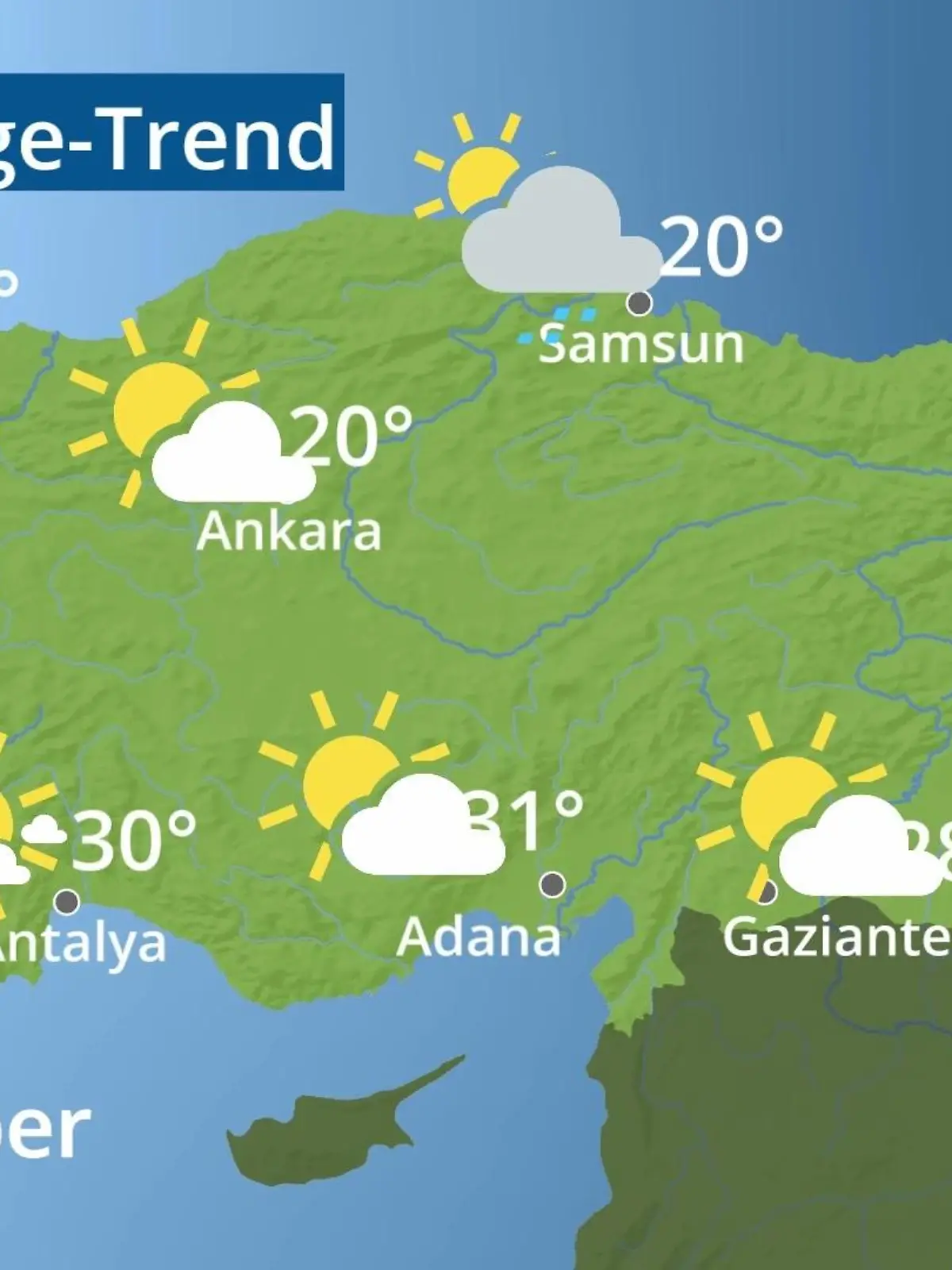 Bild zu: "Türkei: Wie wird das Wetter?"